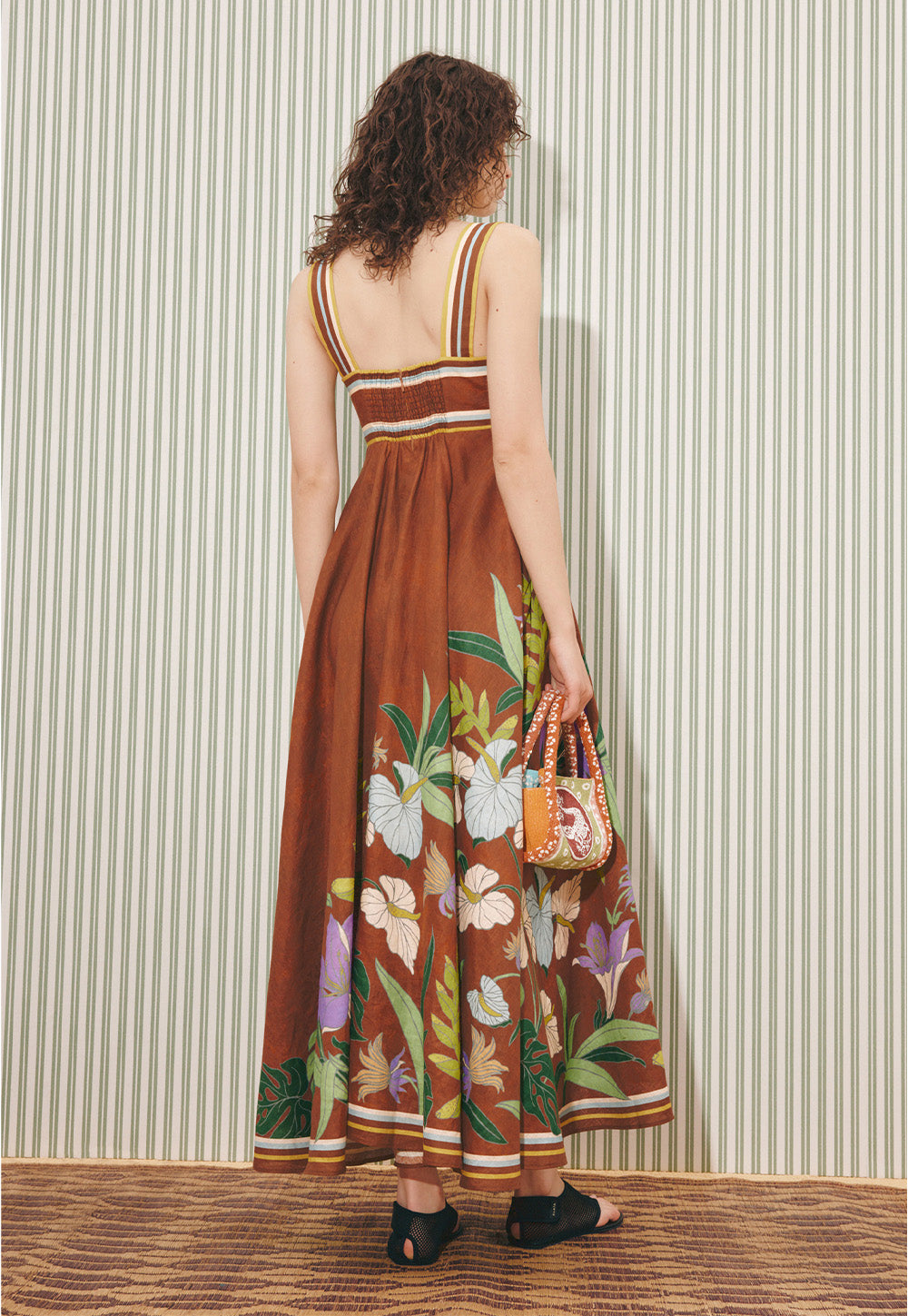 Alfie Twist Sundress - Chocolate