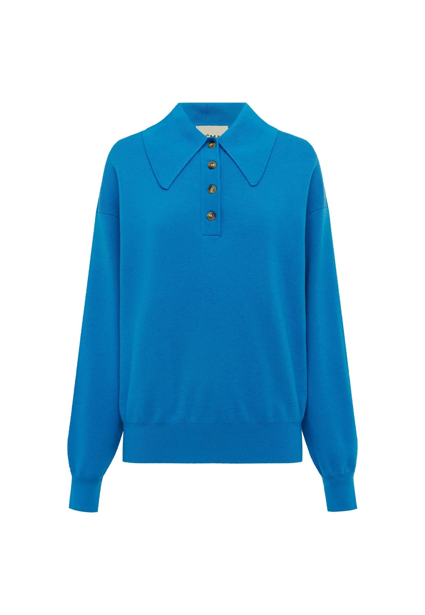 Claudia Azure Knit Polo