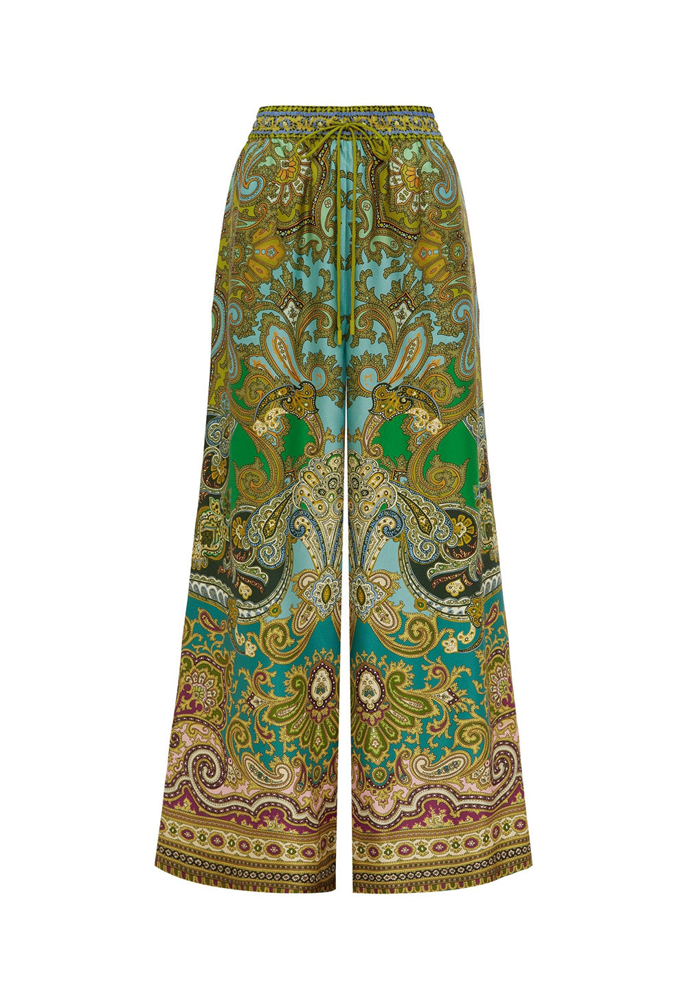 Clemenza Silk Pant - Multi