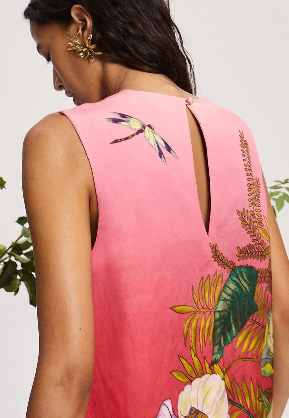 Inez Mini Dress - Pink Ombre