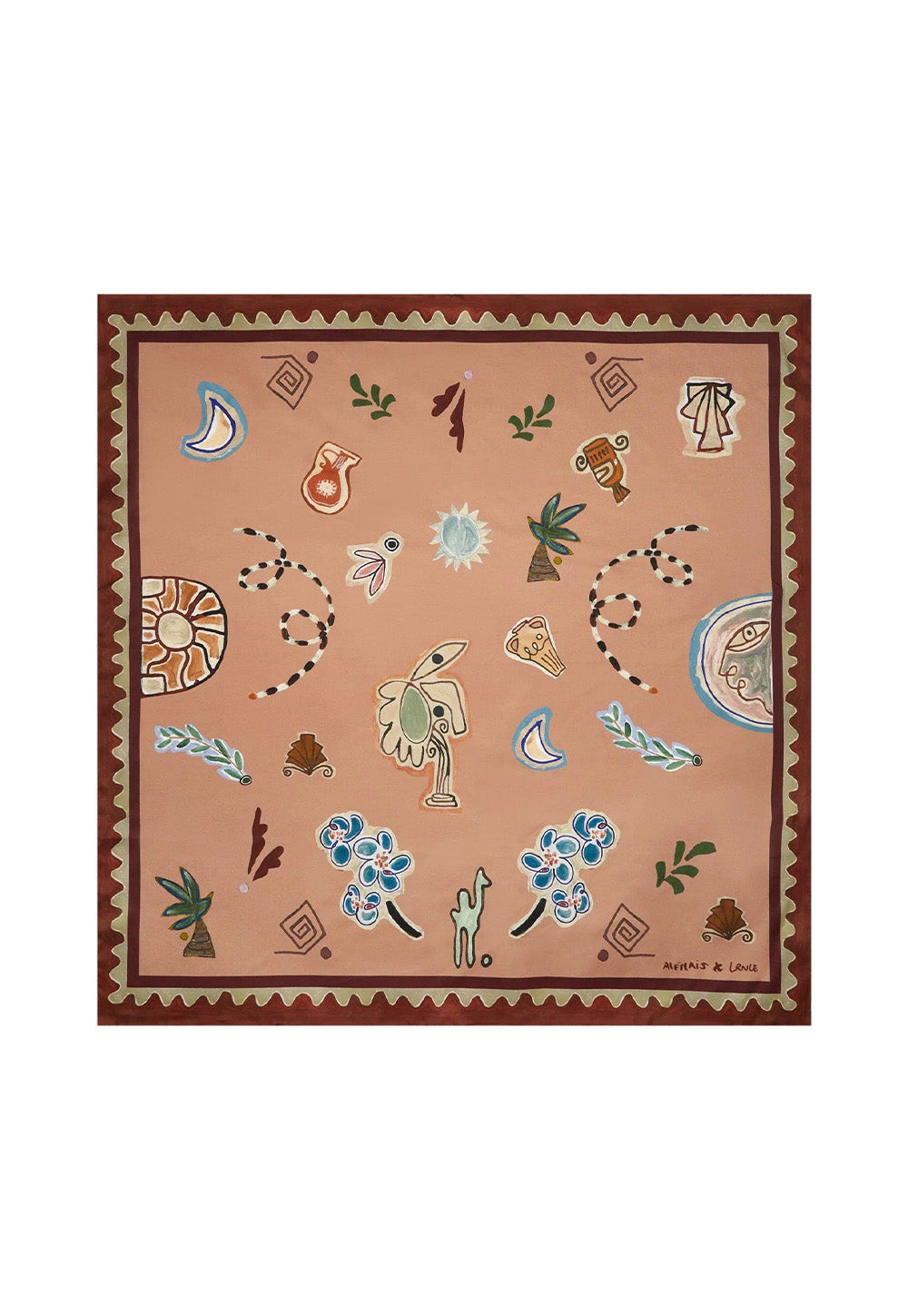 Laurence Silk Scarf - Multi