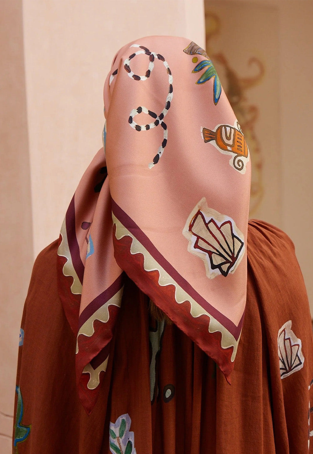 Laurence Silk Scarf - Multi