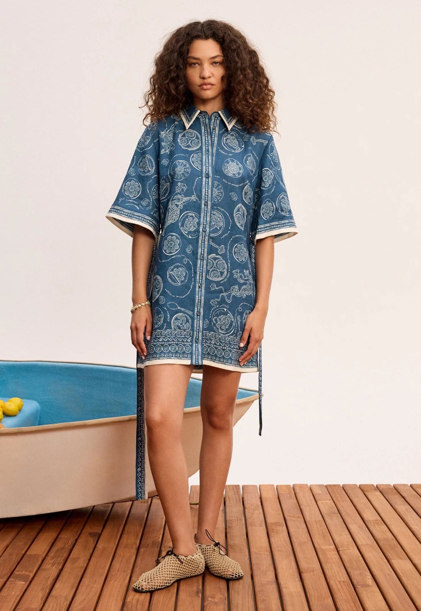 Lucky Mini Dress - Blue