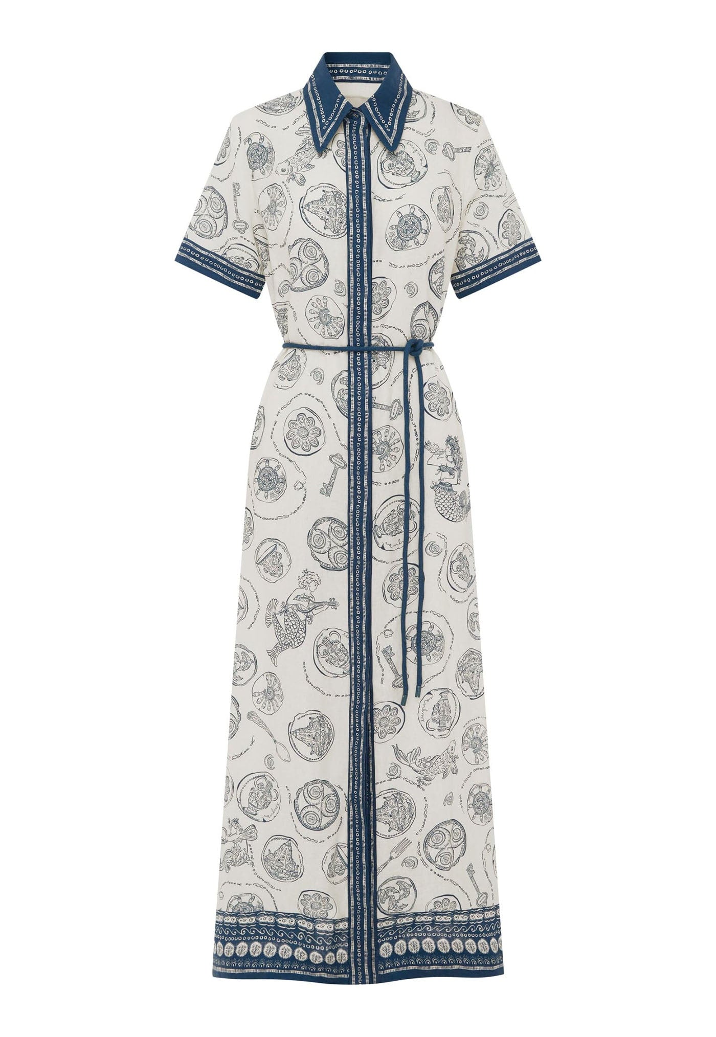 Lucky Shirt Dress - Ivory