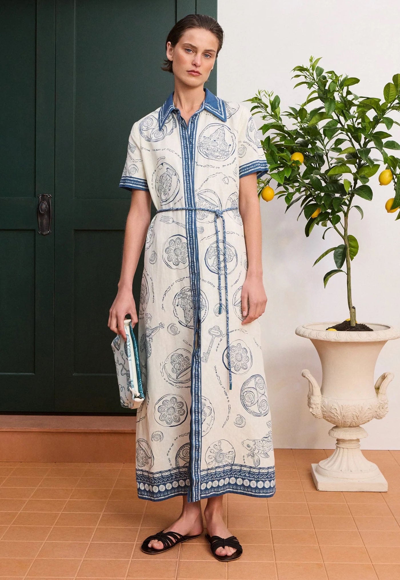 Lucky Shirt Dress - Ivory