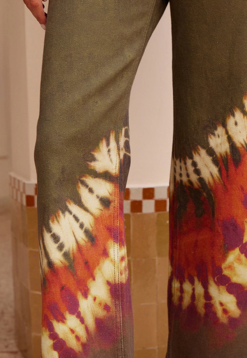 Marilyn Denim Mid Rise Jean - Khaki