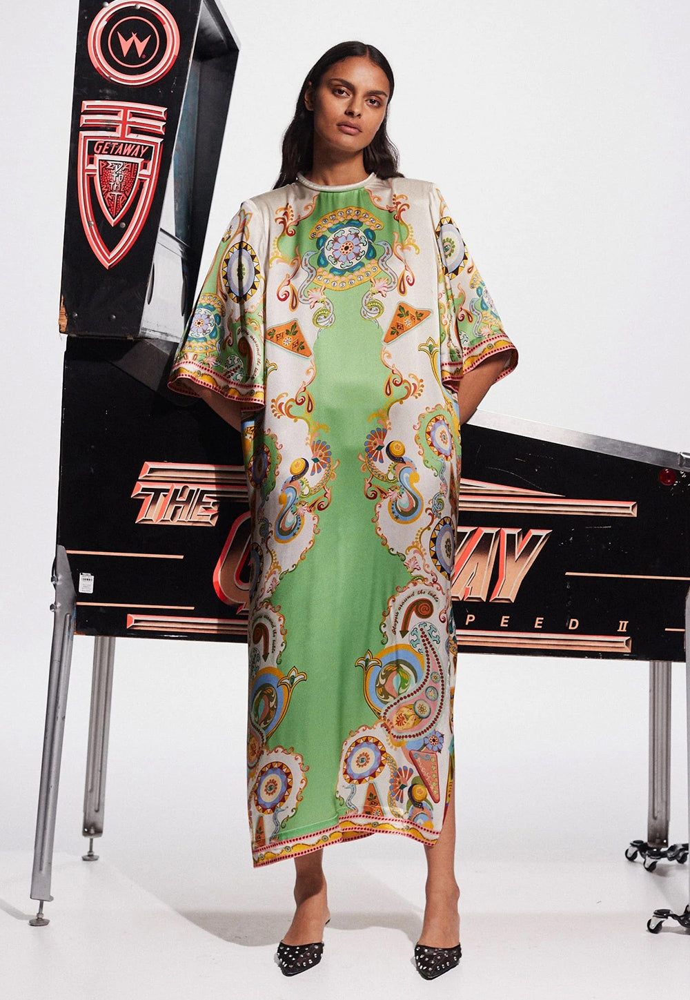 Pinball Midi Dress - Multi sold by Angel Divine