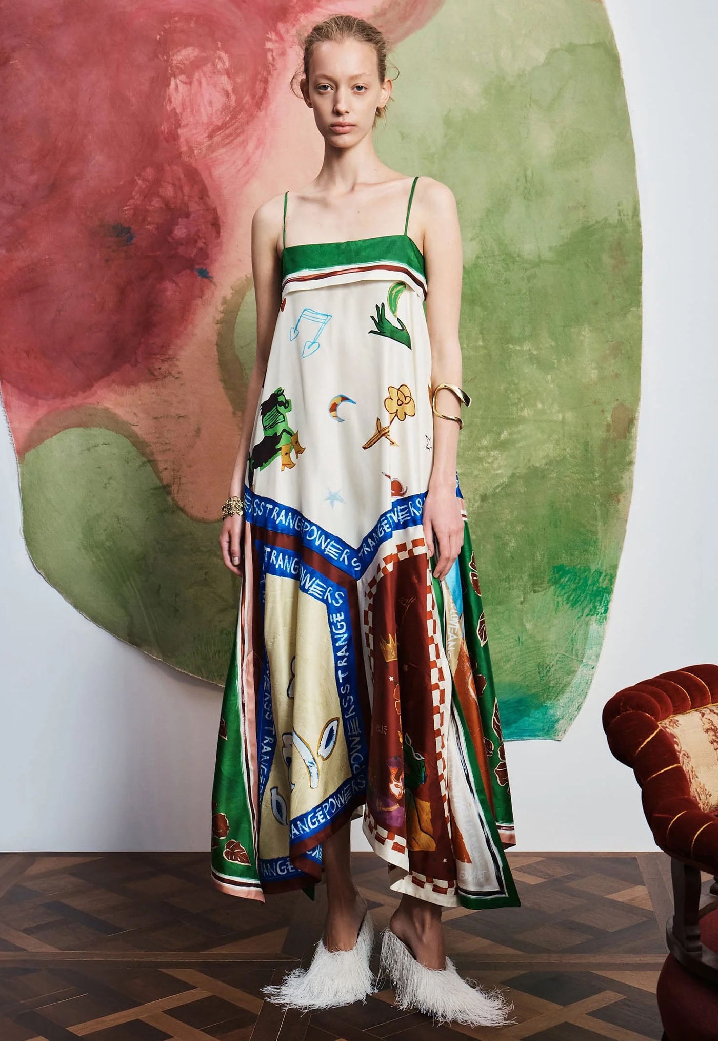 Tangible Love Silk Midi Dress