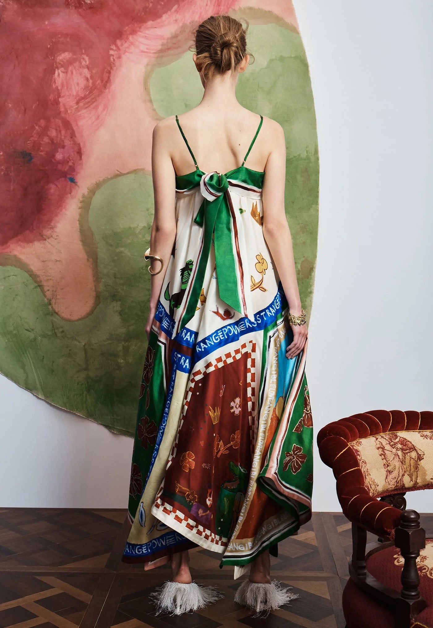 Tangible Love Silk Midi Dress