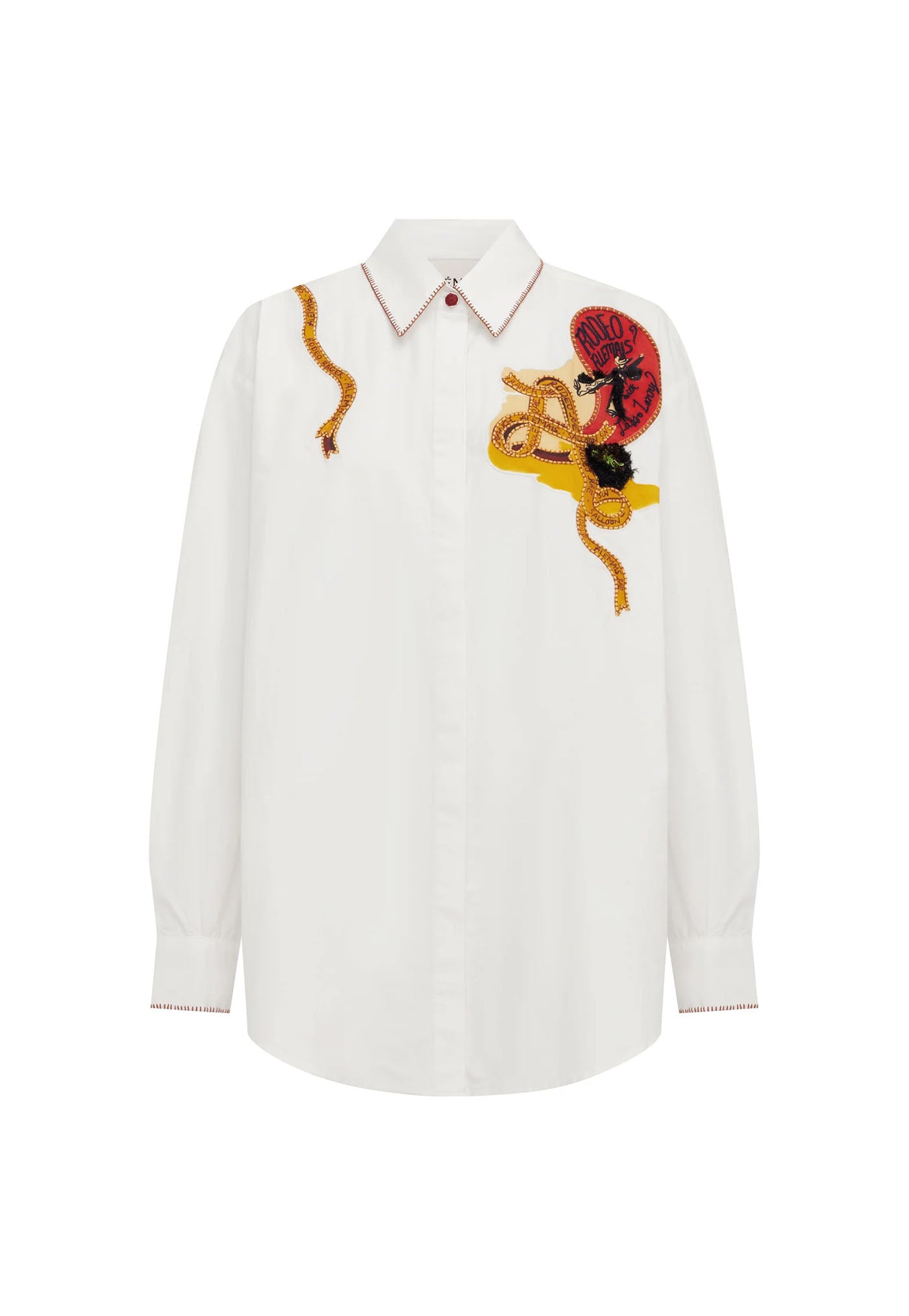 Westwood Embellished Shirt - Cream