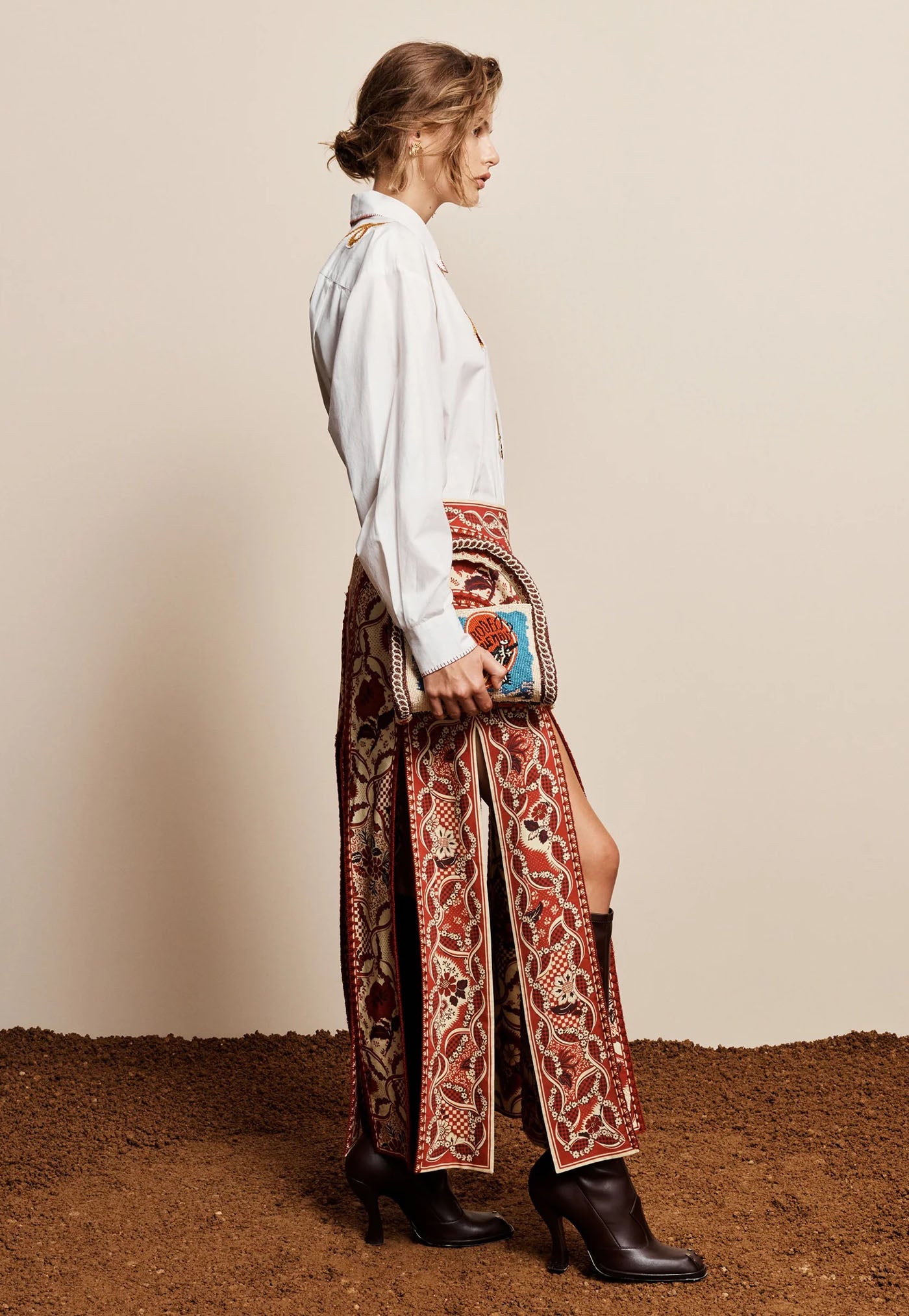 Westwood Embellished Shirt - Cream