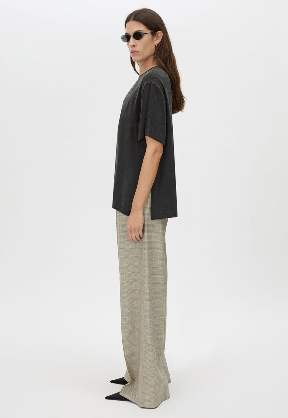 Allegro Satin Tee - Washed Black