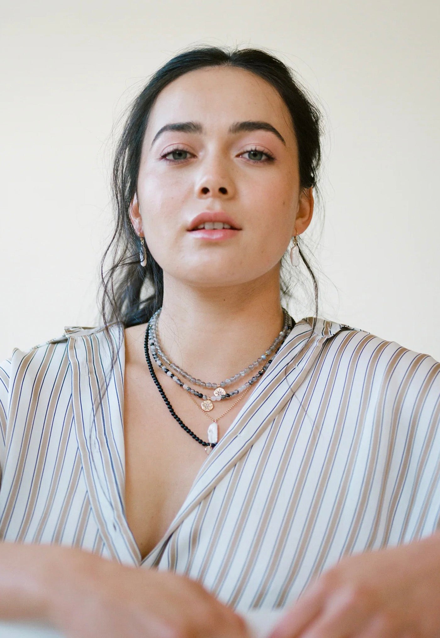 Stardust Moonlight Pendant Necklace - Labradorite sold by Angel Divine