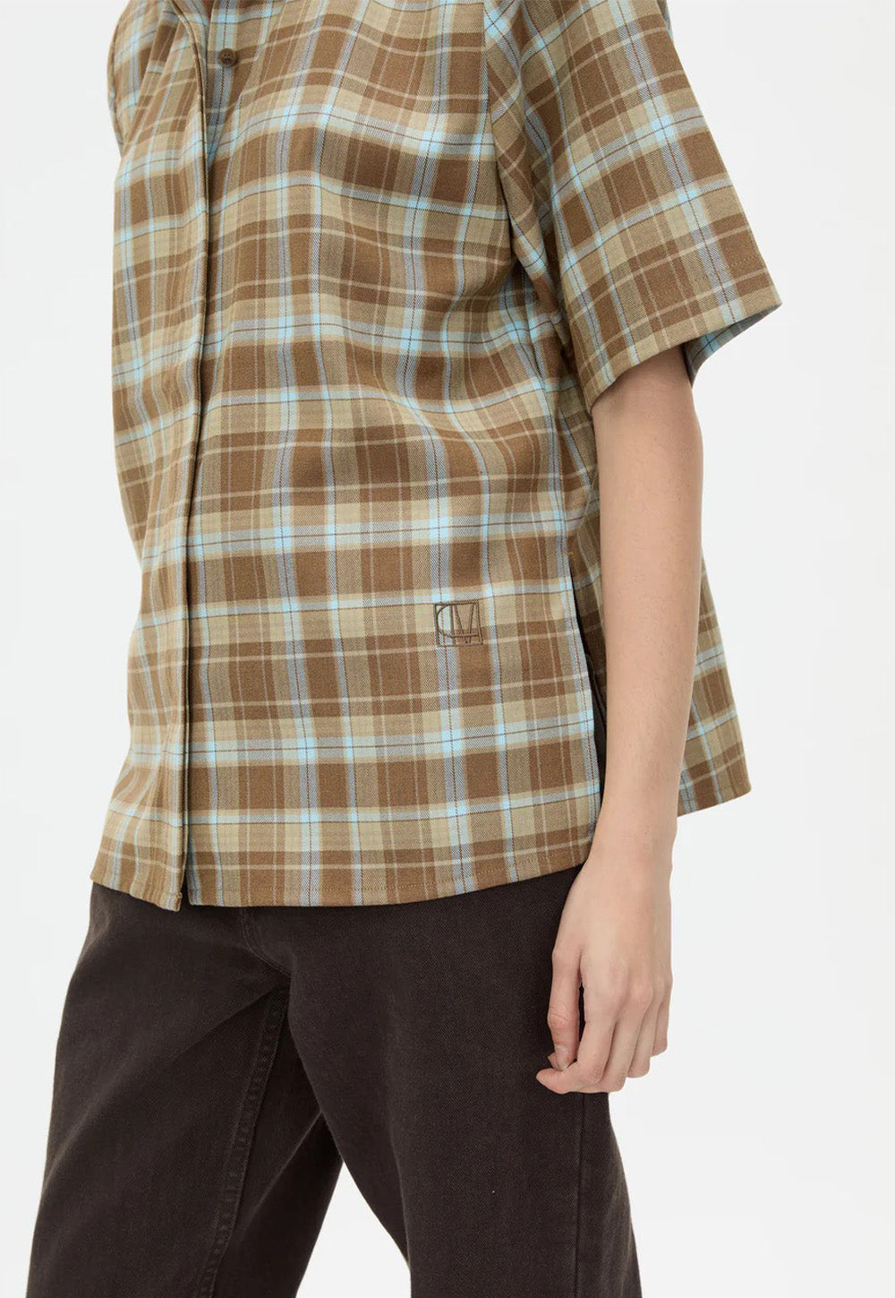 Arian Check Shirt - Chocolate