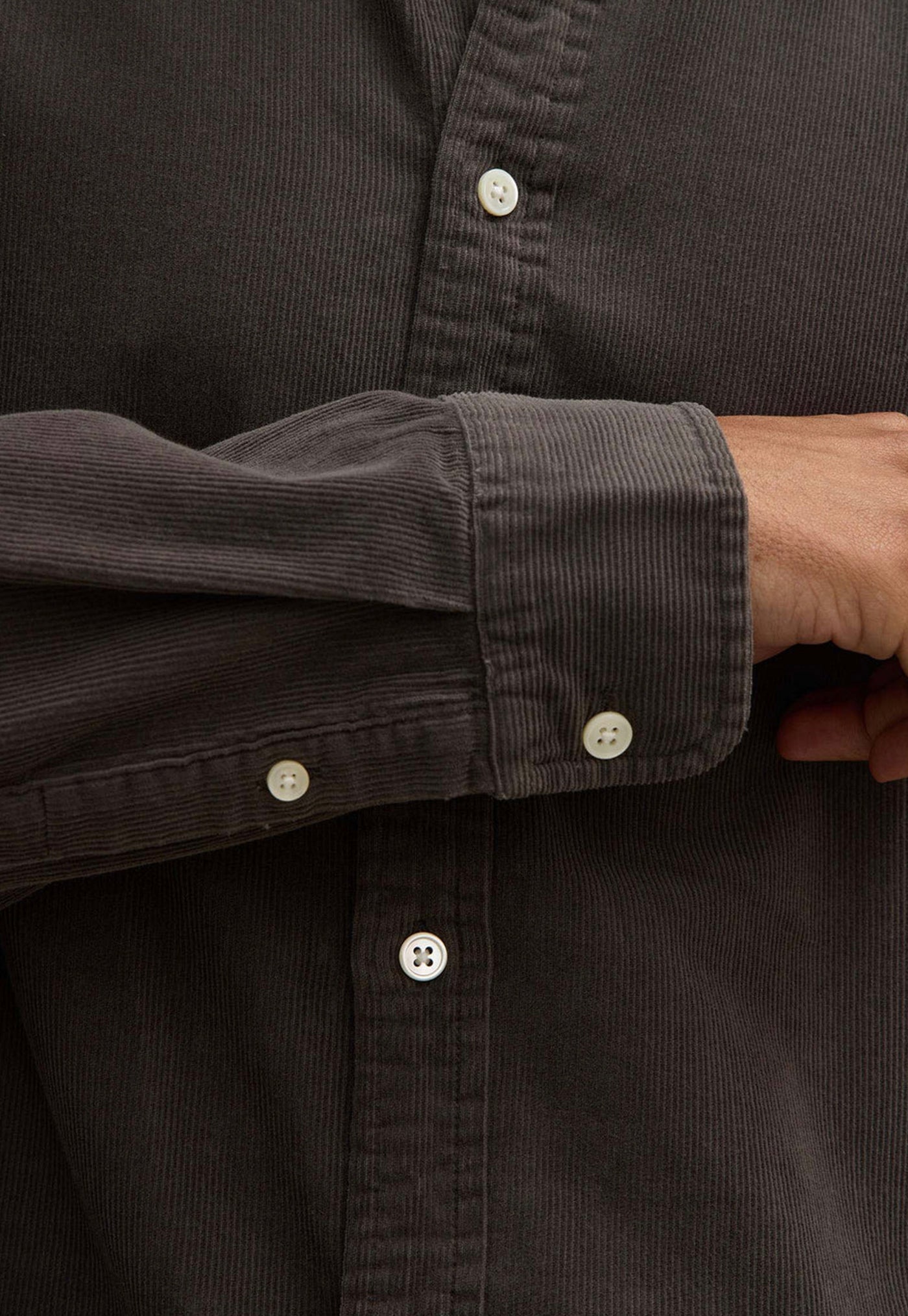 Cord Long Sleeve Shirt - Washed Graphic