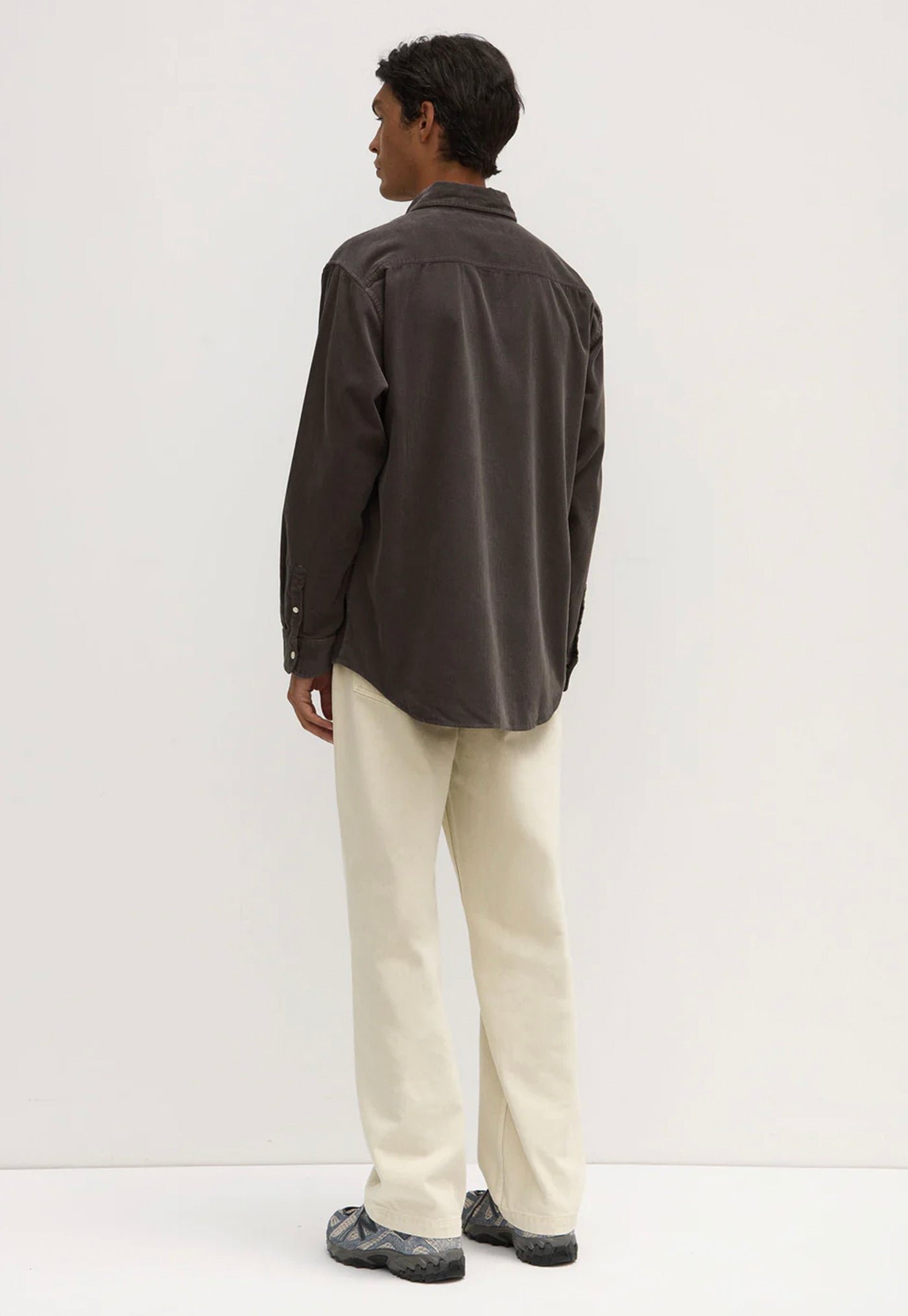 Cord Long Sleeve Shirt - Washed Graphic