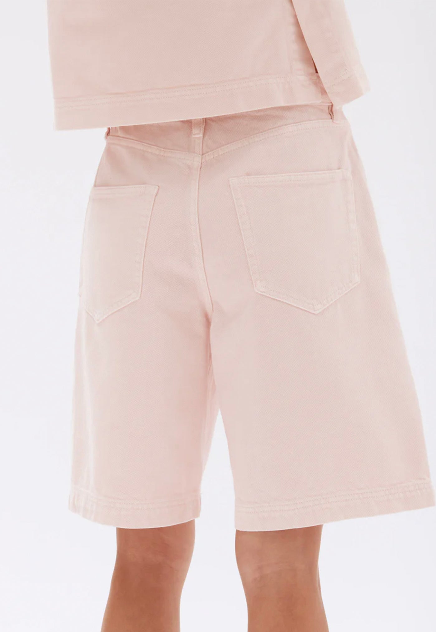 Relaxed Denim Short - Pomello