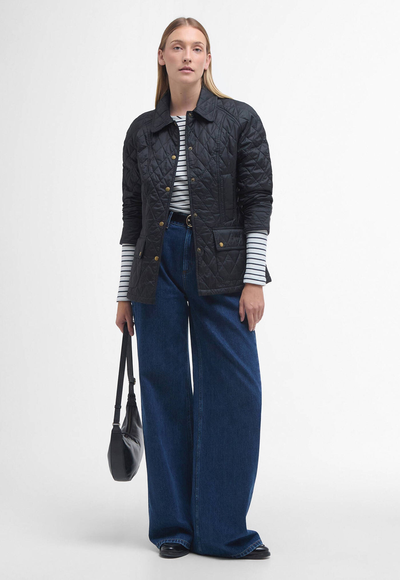 Beadnell Quilted Jacket - Black