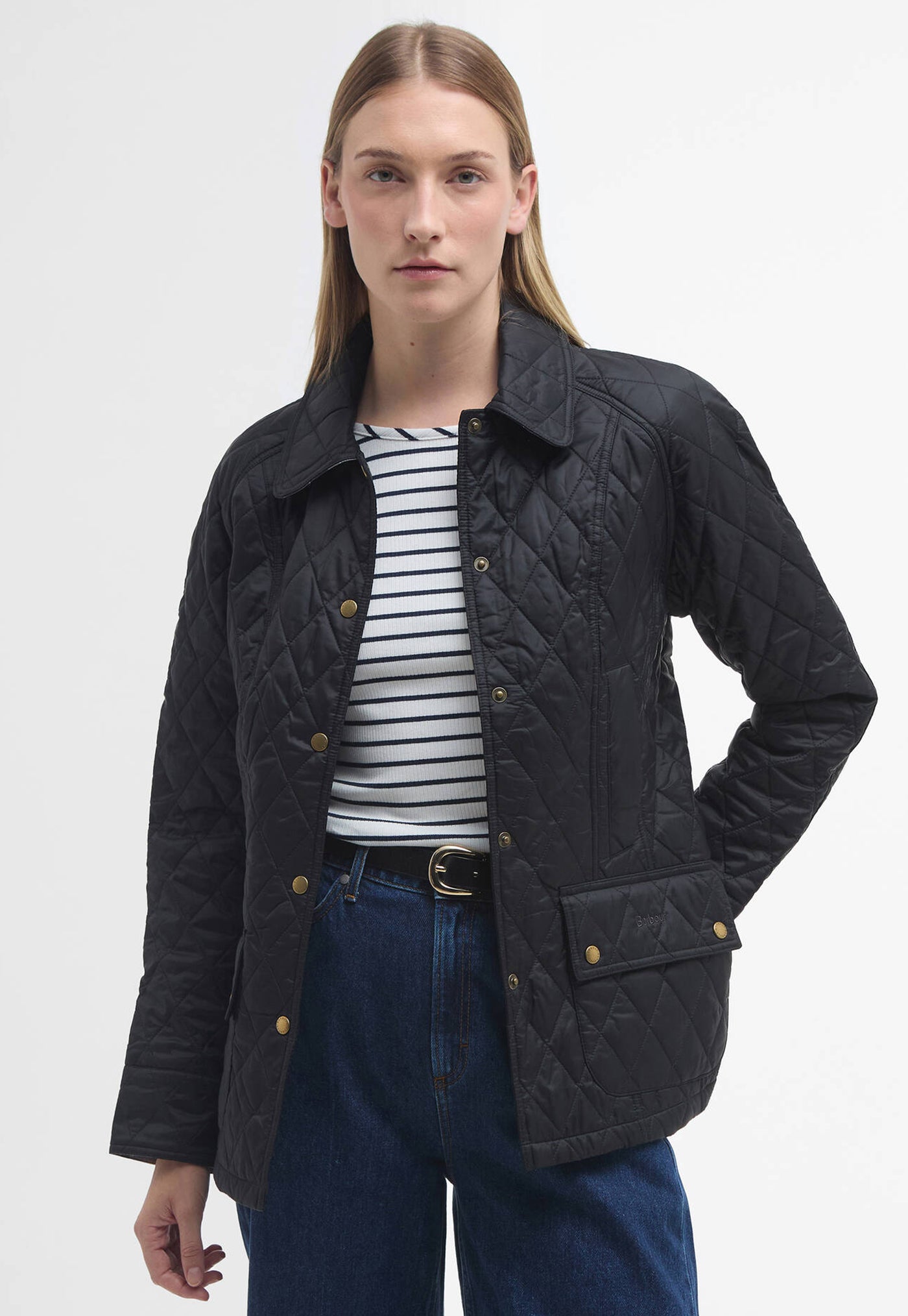 Beadnell Quilted Jacket - Black