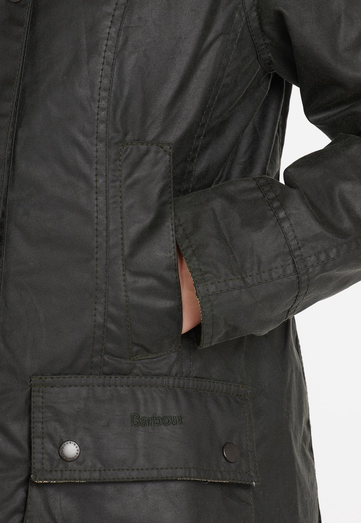 Beadnell Wax Jacket - Sage