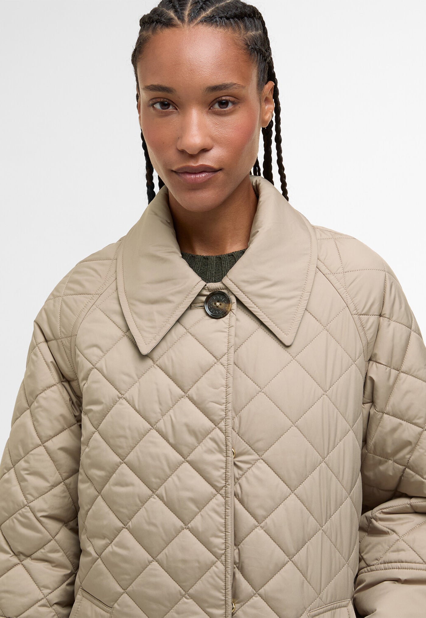 Cara Quilted Jacket - Honey/Ancient Poplar