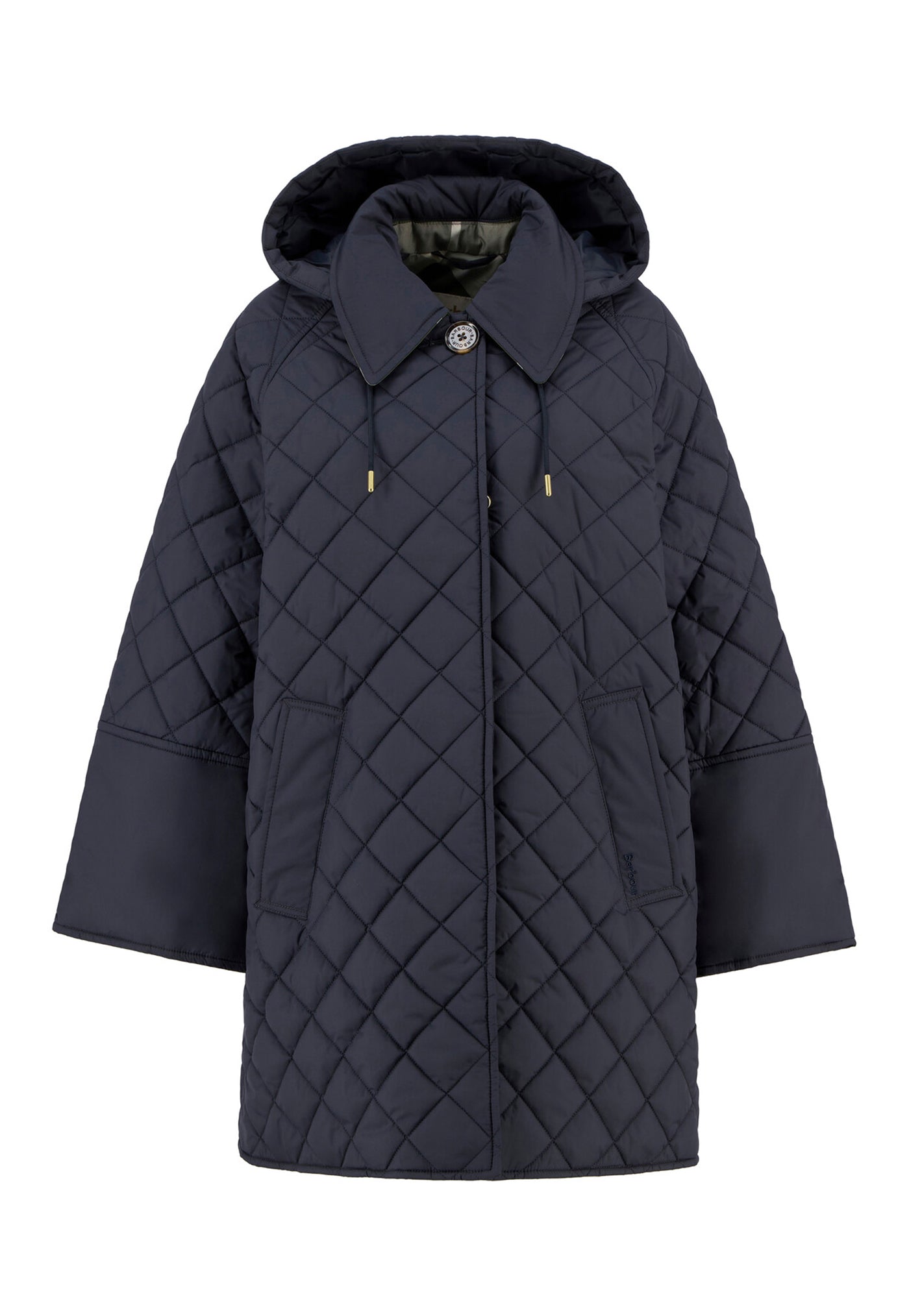 Cara Quilted Jacket - Dark Navy/Ancient Poplar