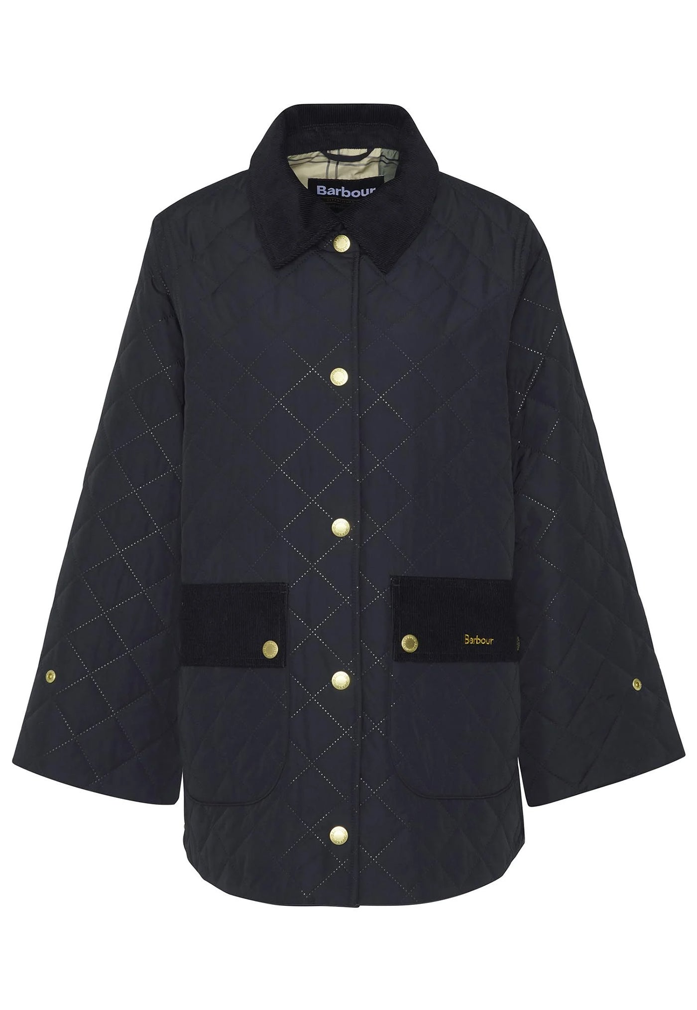 Corinne Quilted Jacket - Black/Ancient