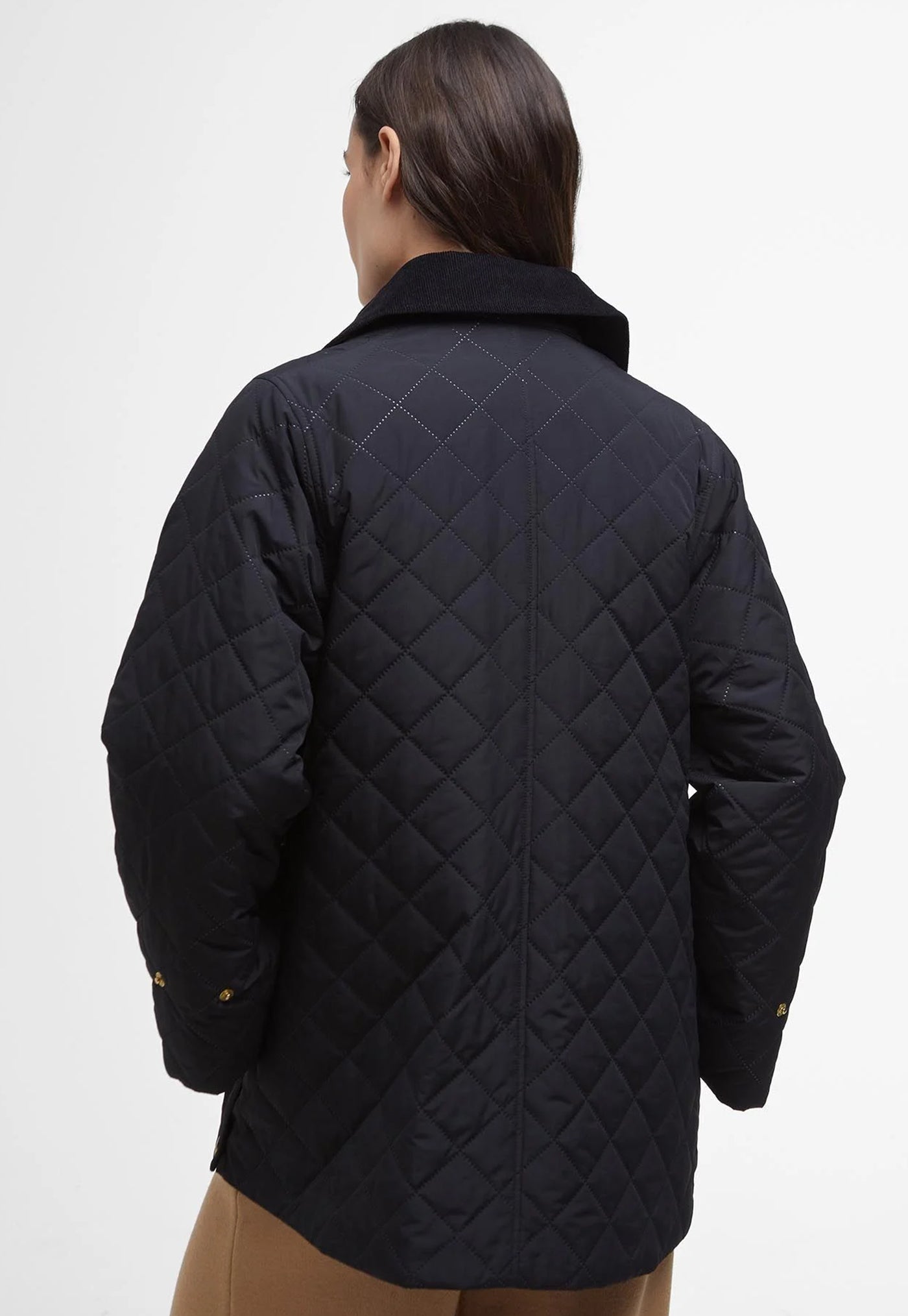 Corinne Quilted Jacket - Black/Ancient