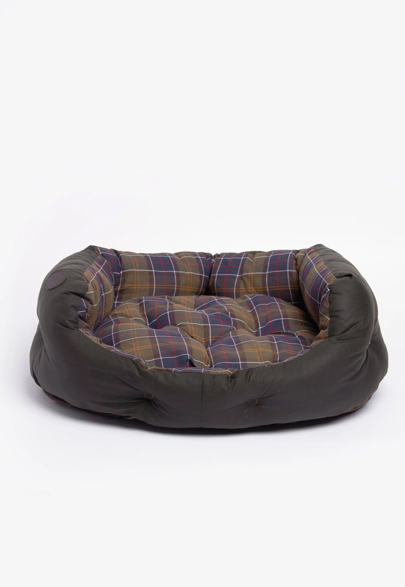 Wax/Cotton Dog Bed - Classic/Olive