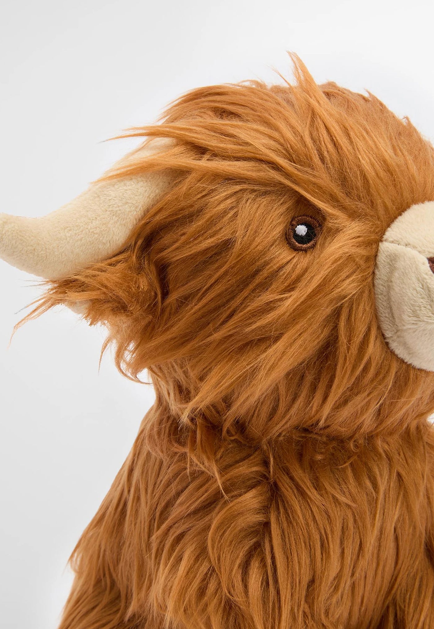 Dog Highland Cow Toy - Brown/Classic