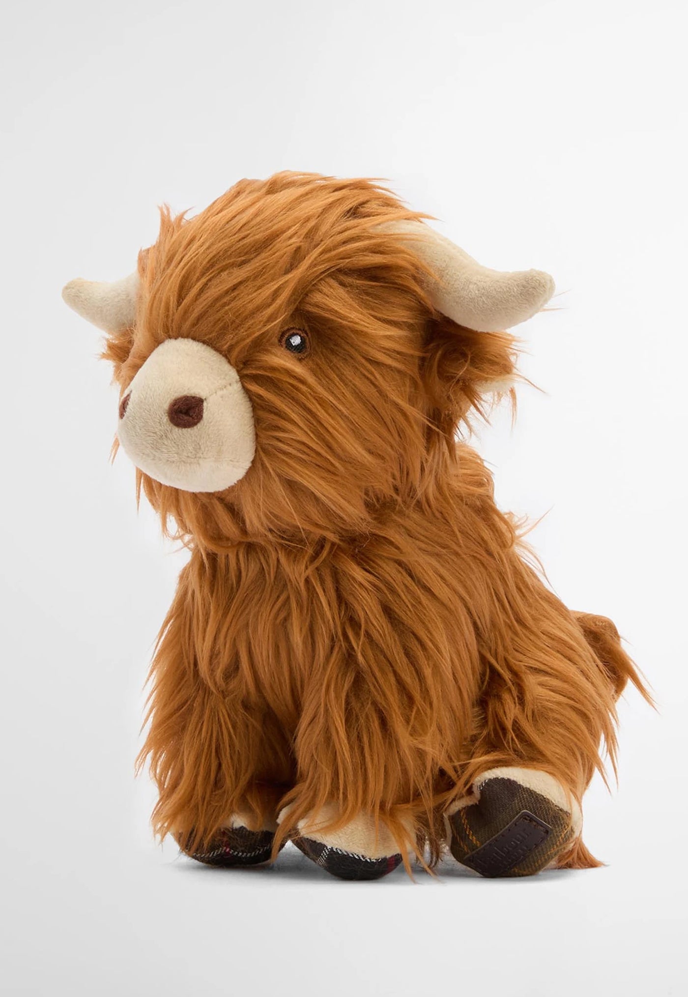 Dog Highland Cow Toy - Brown/Classic