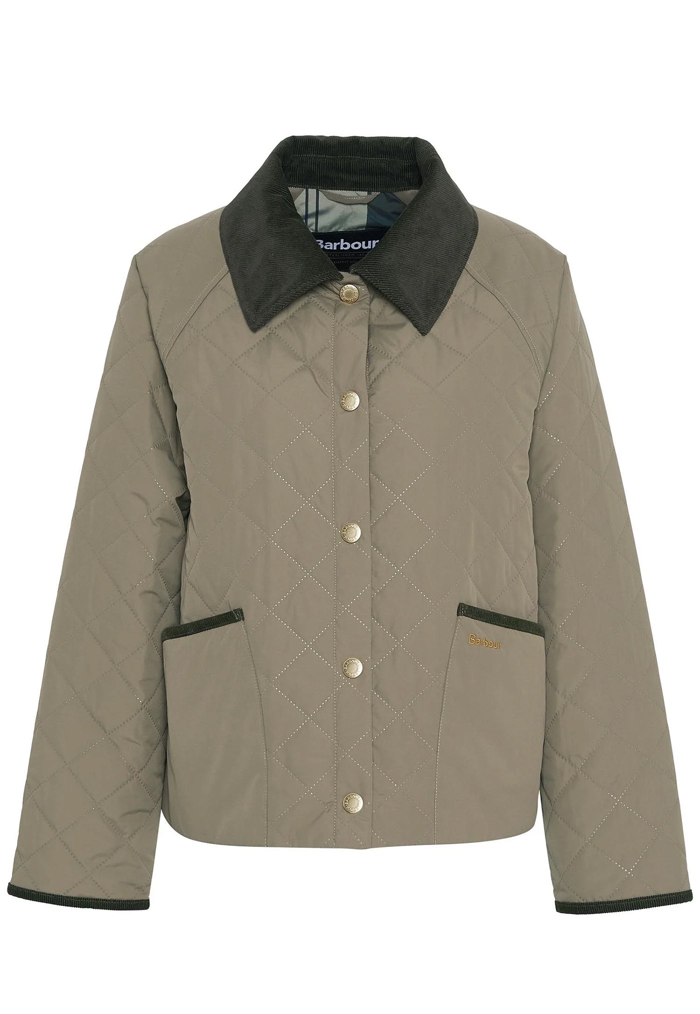 Anise Quilted Jacket - Dusky Green/Ancient