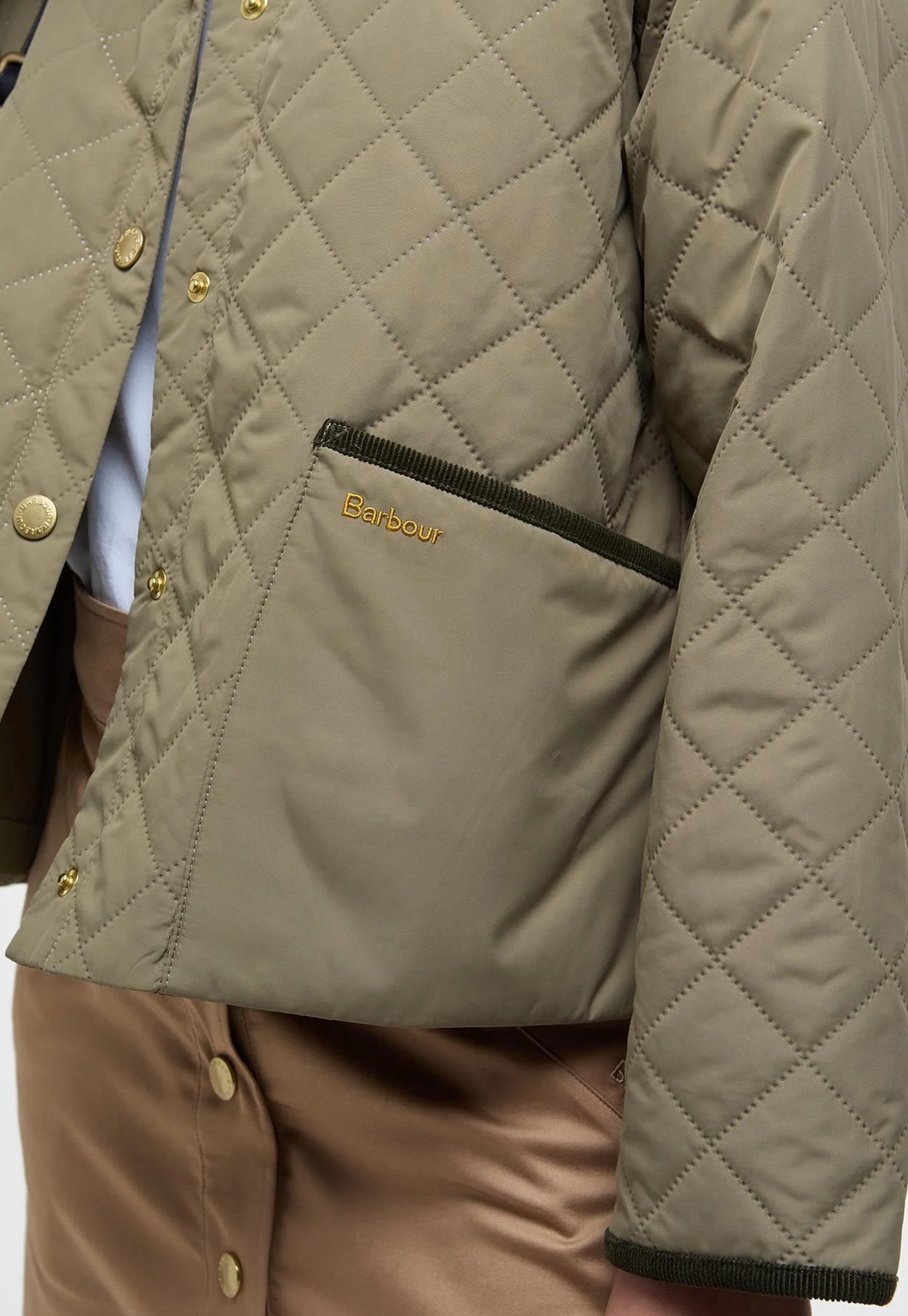 Anise Quilted Jacket - Dusky Green/Ancient