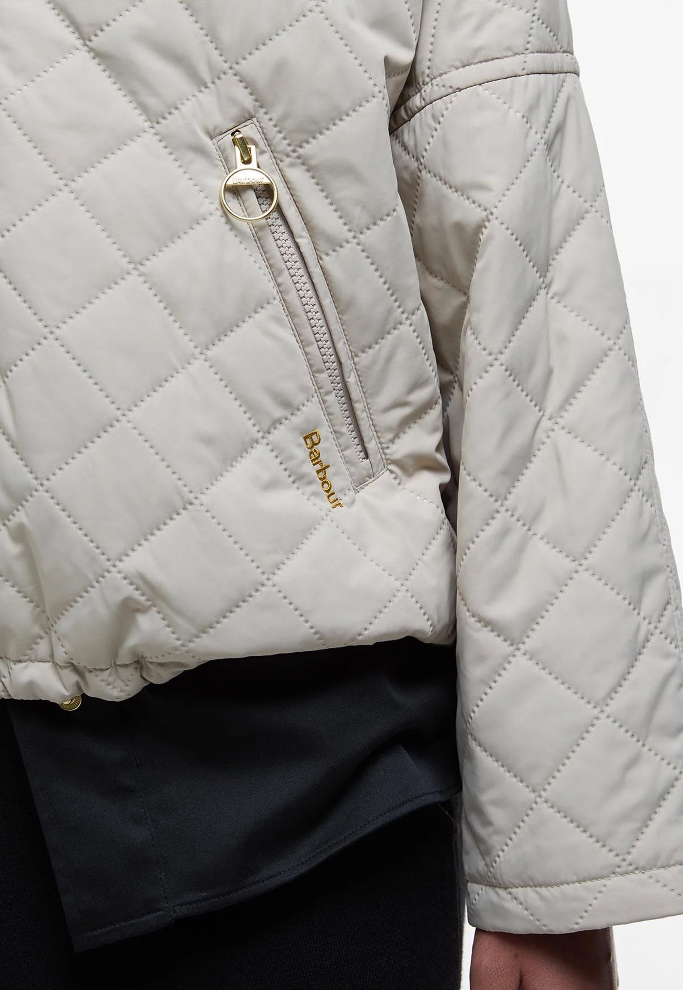 Emlyn Quilted Jacket - Light Sand/Ancient