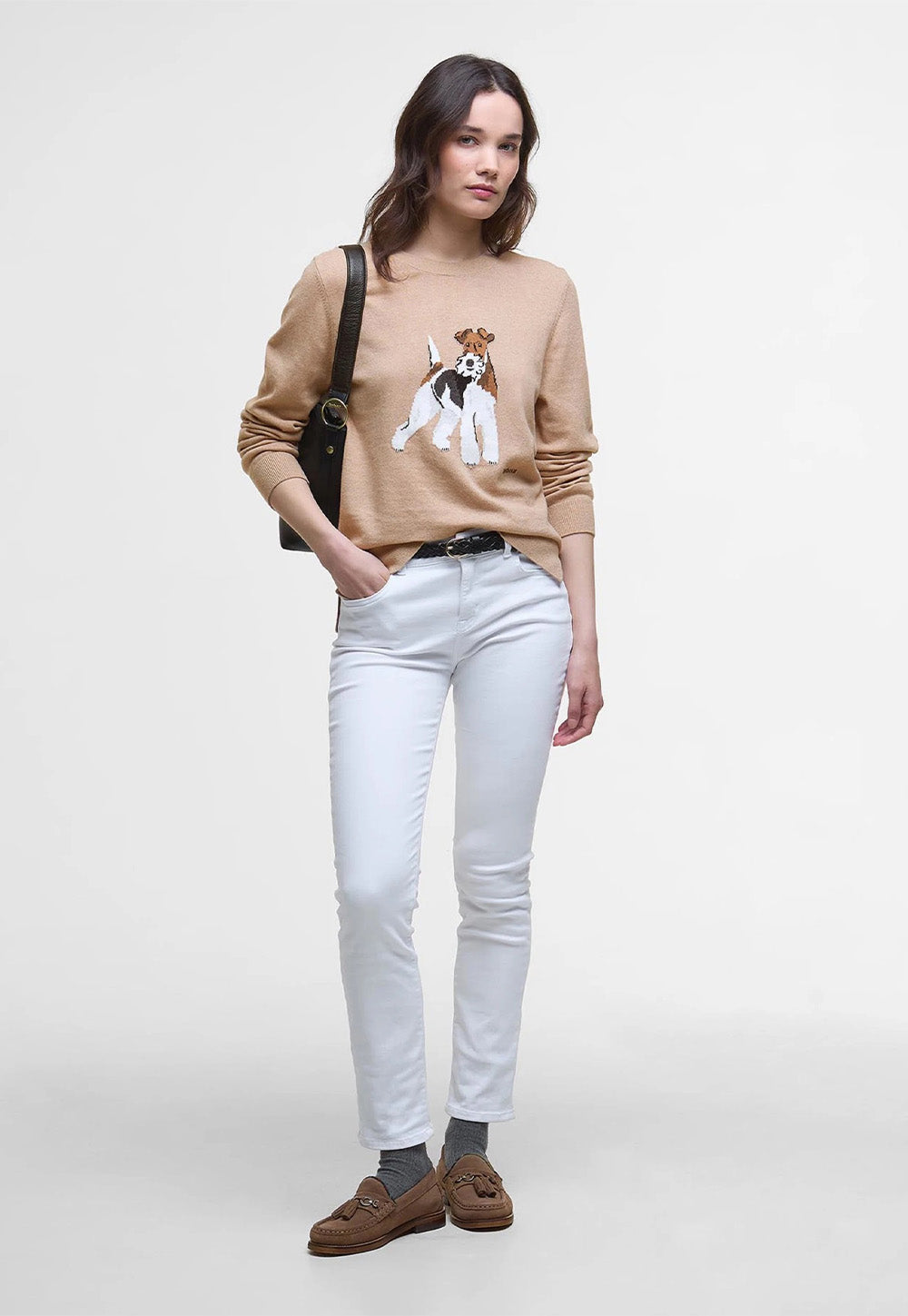 Fareham Knitted Jumper - Pale Camel