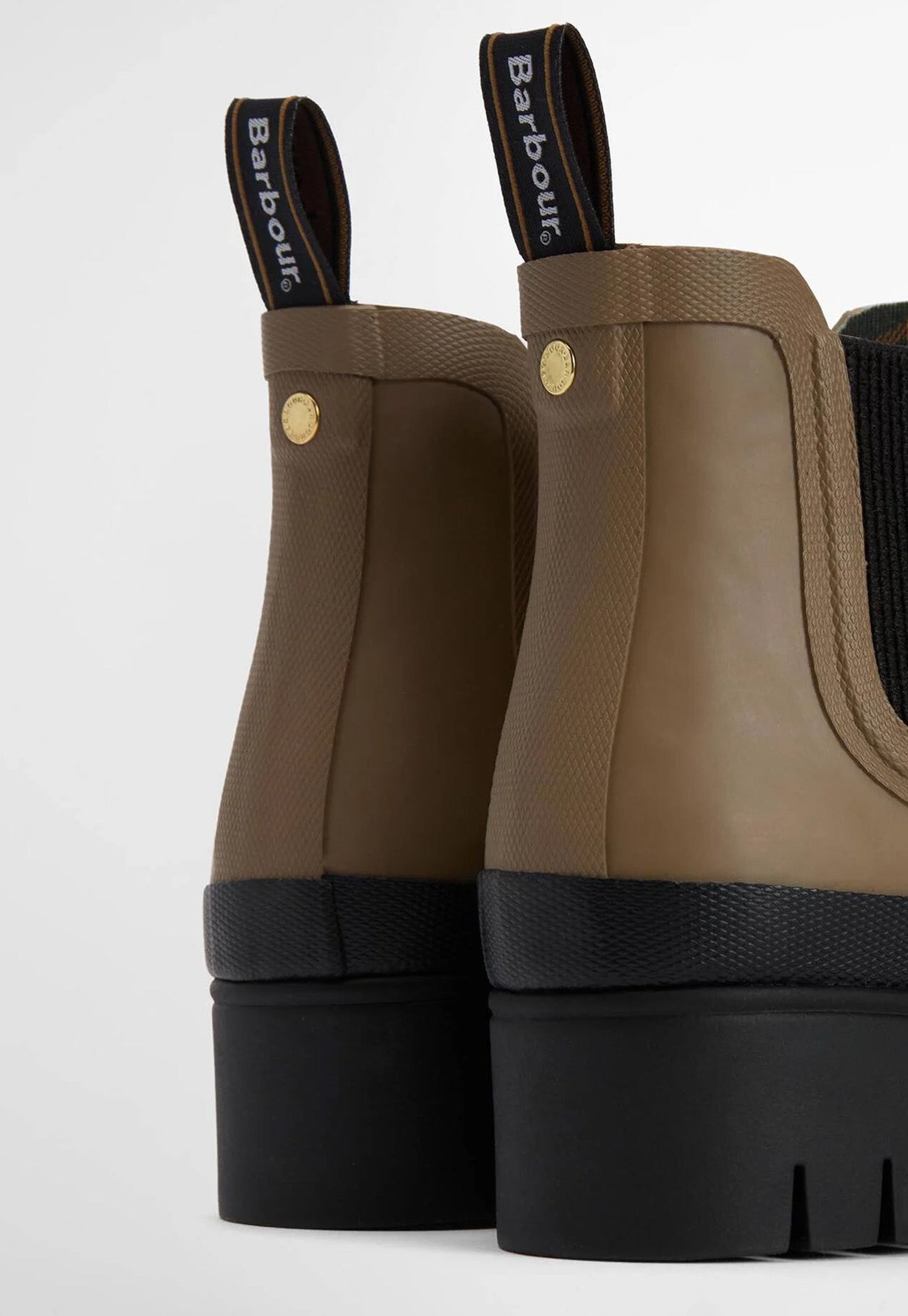 Halton Chelsea Welly - Military Brown/Black