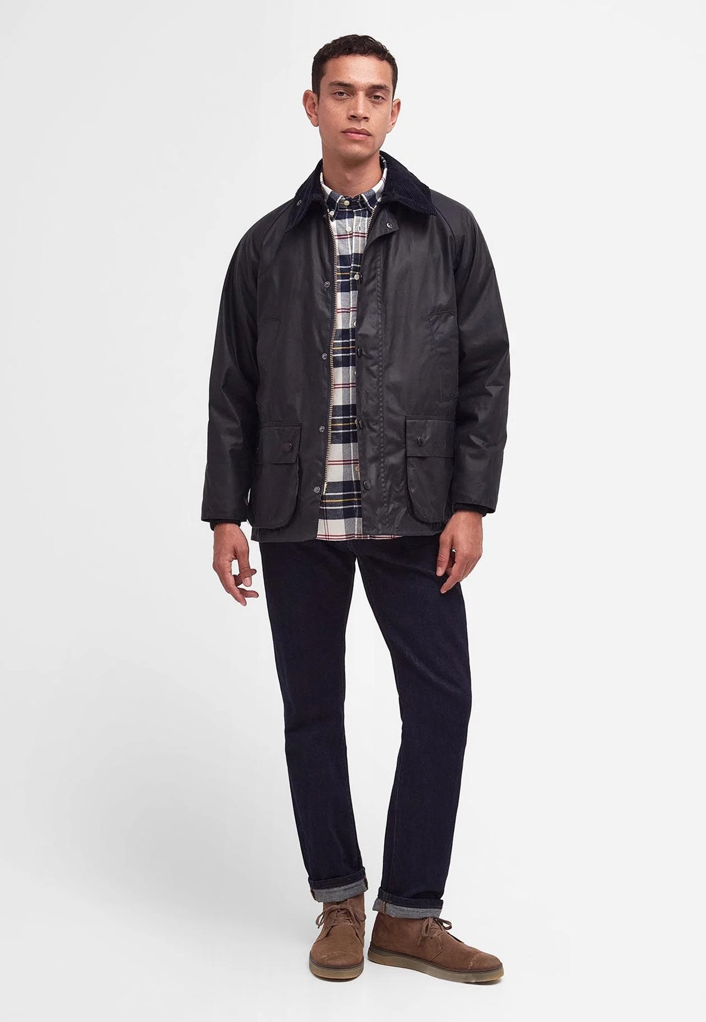 Men's Bedale Wax Jacket - Navy