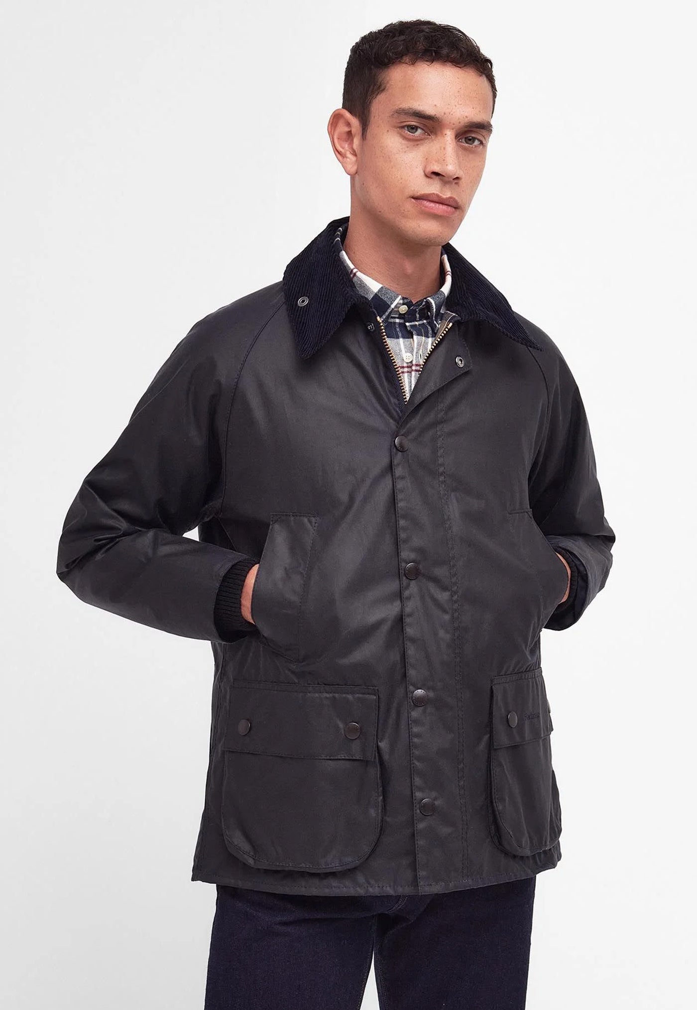 Men's Bedale Wax Jacket - Navy
