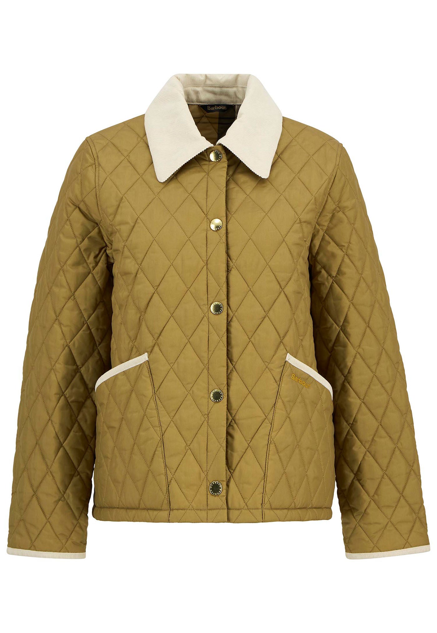 Icons Cropped Liddesdale Quilted Jacket - Sand/Dress/Pearl
