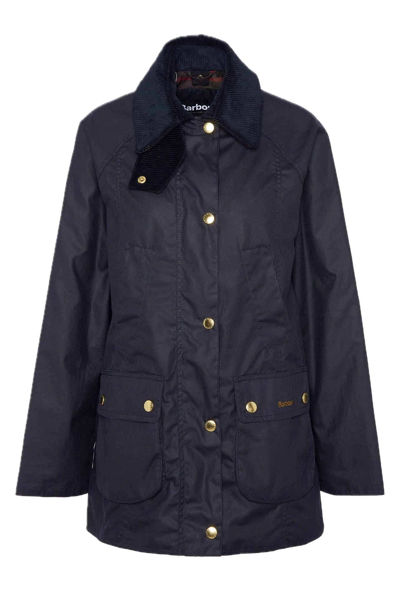 Modern Beadnell Wax Jacket - Navy/Classic