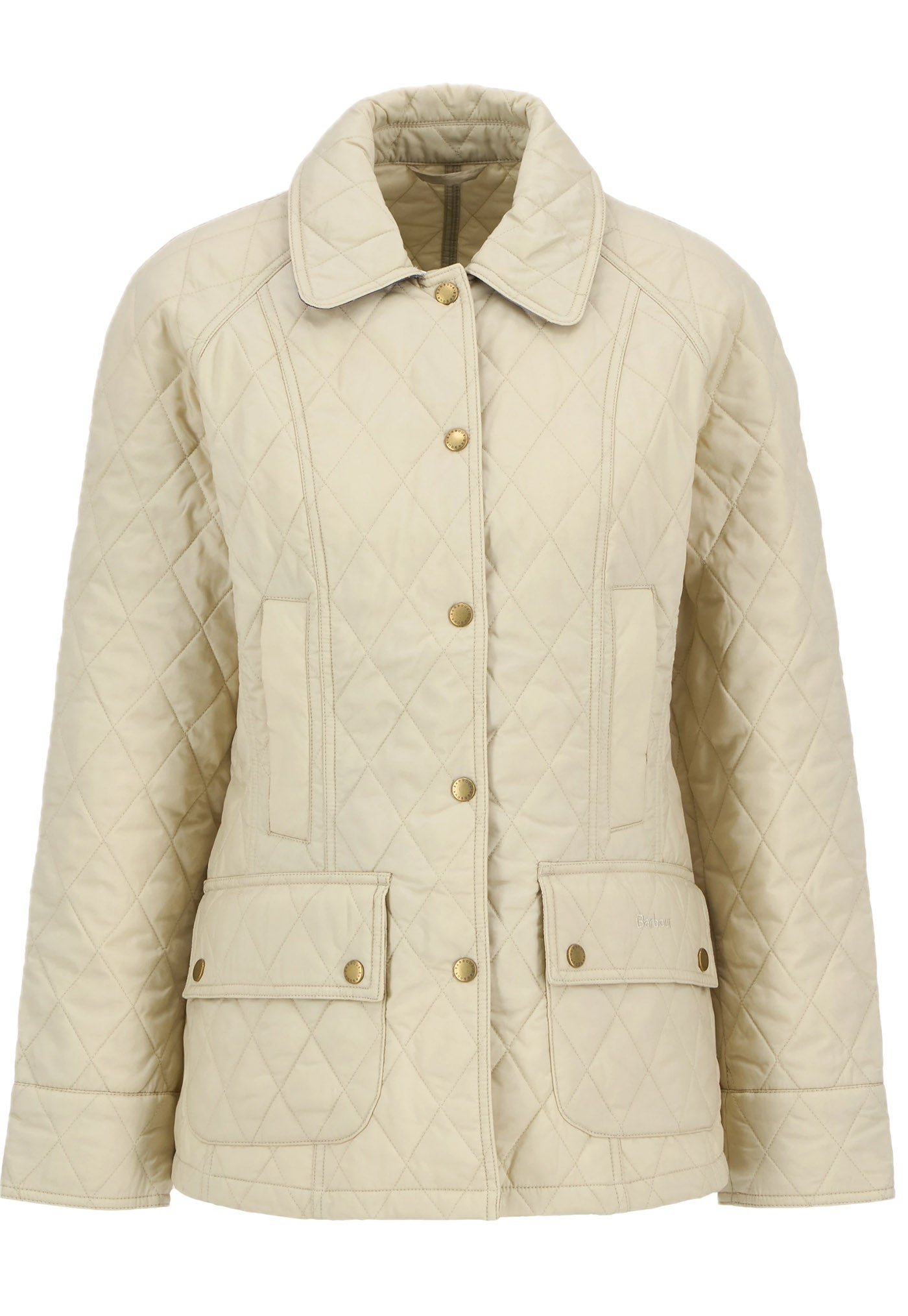 Beadnell Quilted Jacket - Pearl
