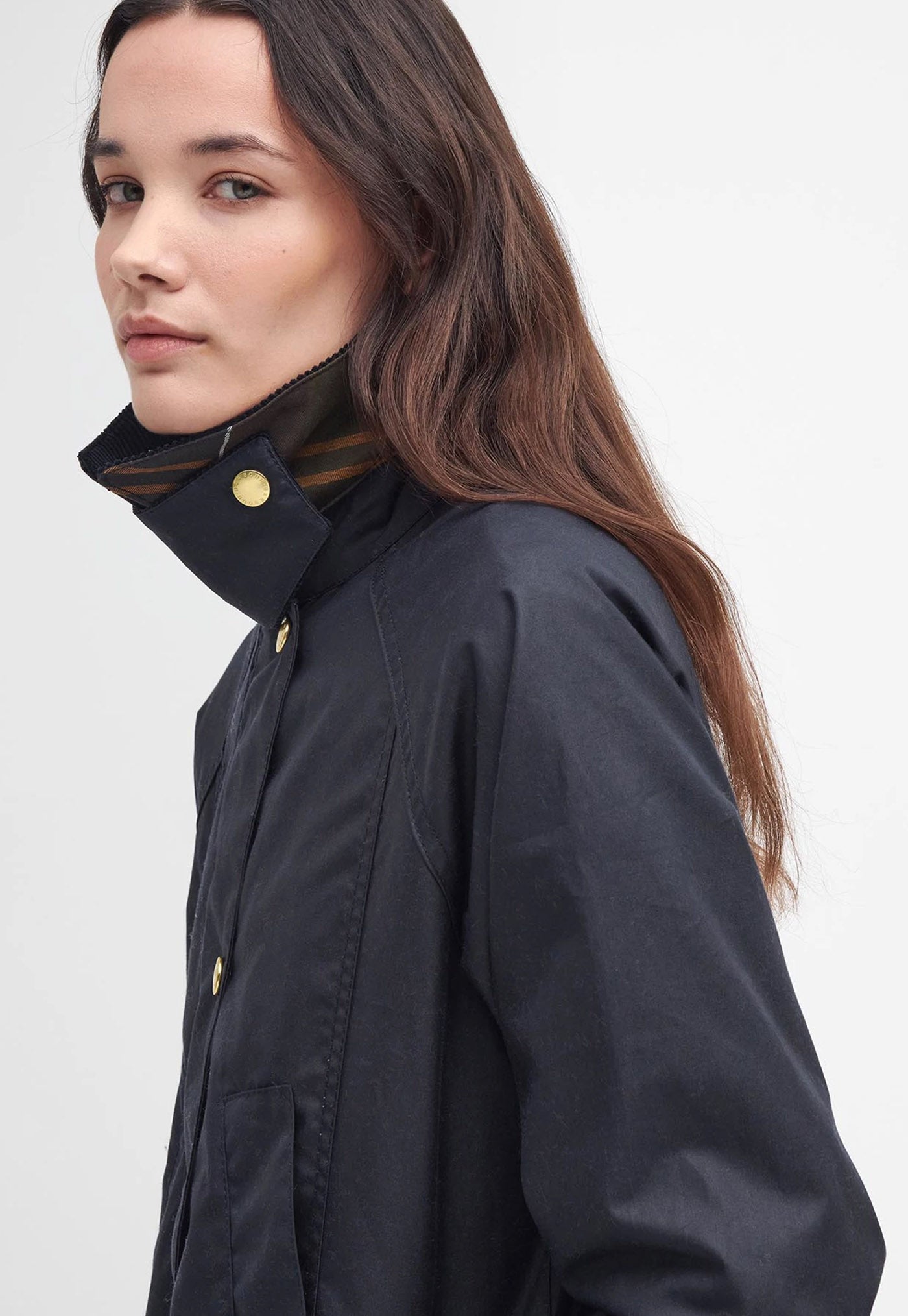 Modern Beadnell Wax Jacket - Navy/Classic