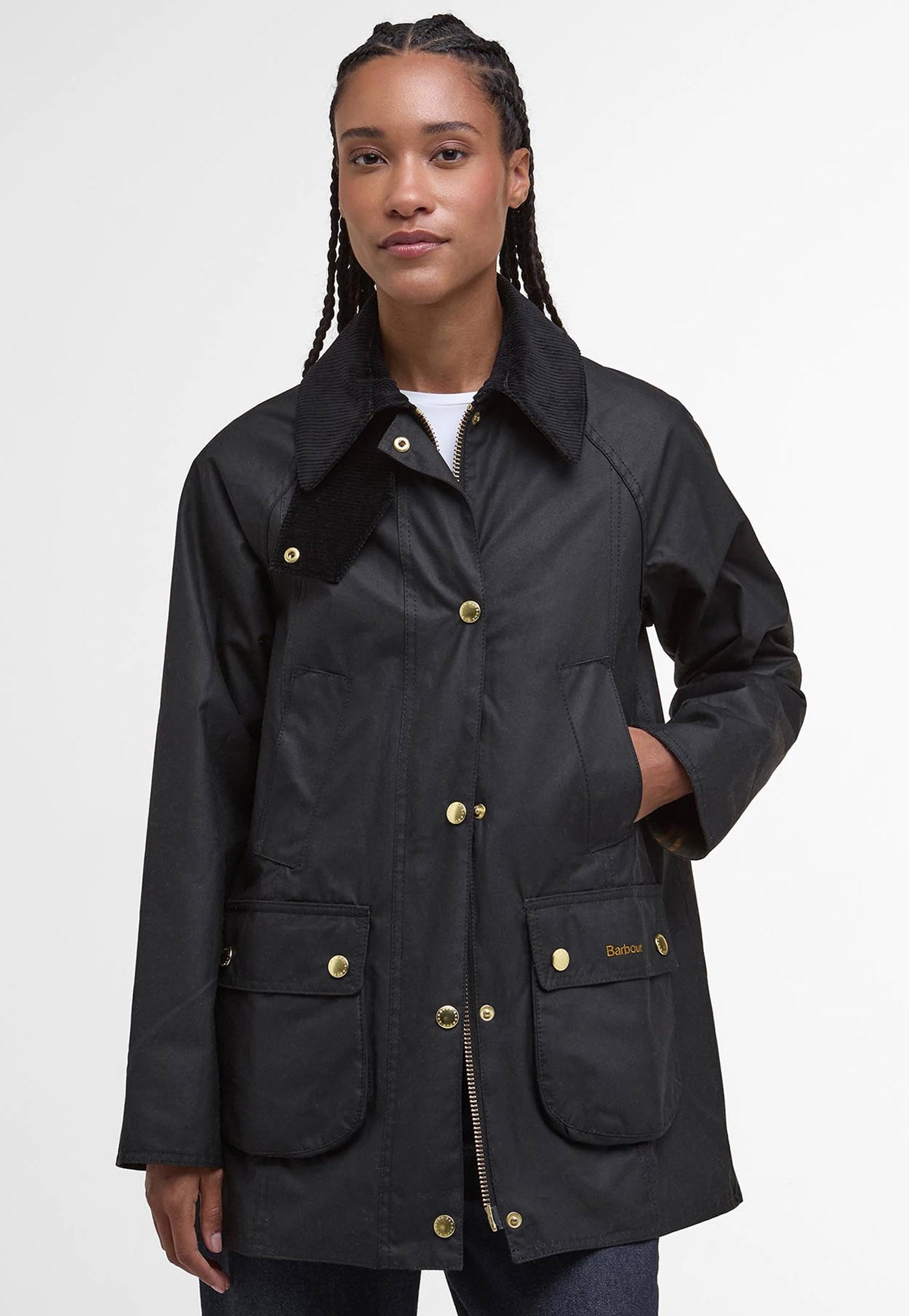 Modern Beadnell Wax Jacket - Black/Classic