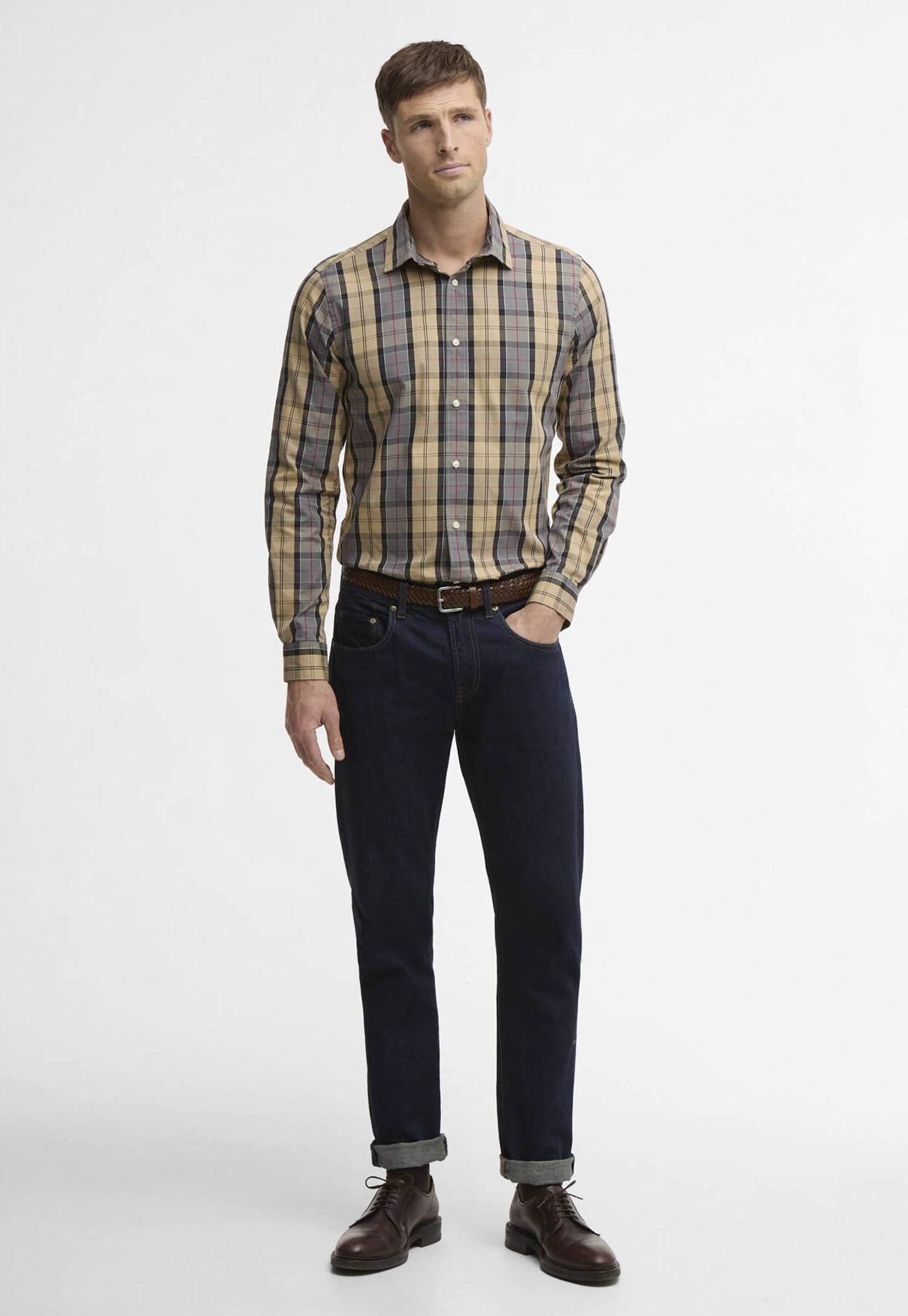 Kenton Checked Tailored Shirt - Dress Tartan
