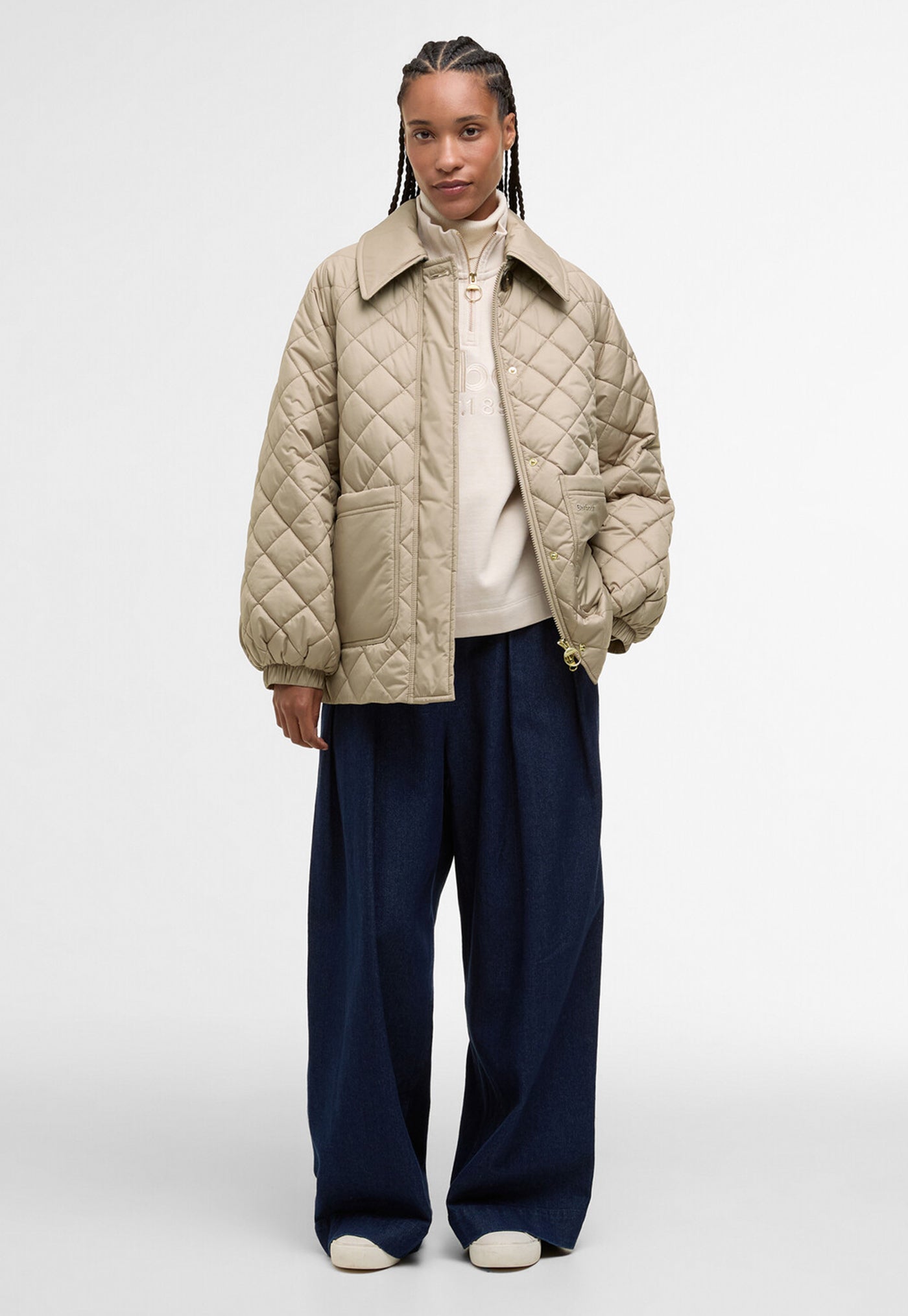 Laoise Quilted Jacket - Honey/Ancient Poplar