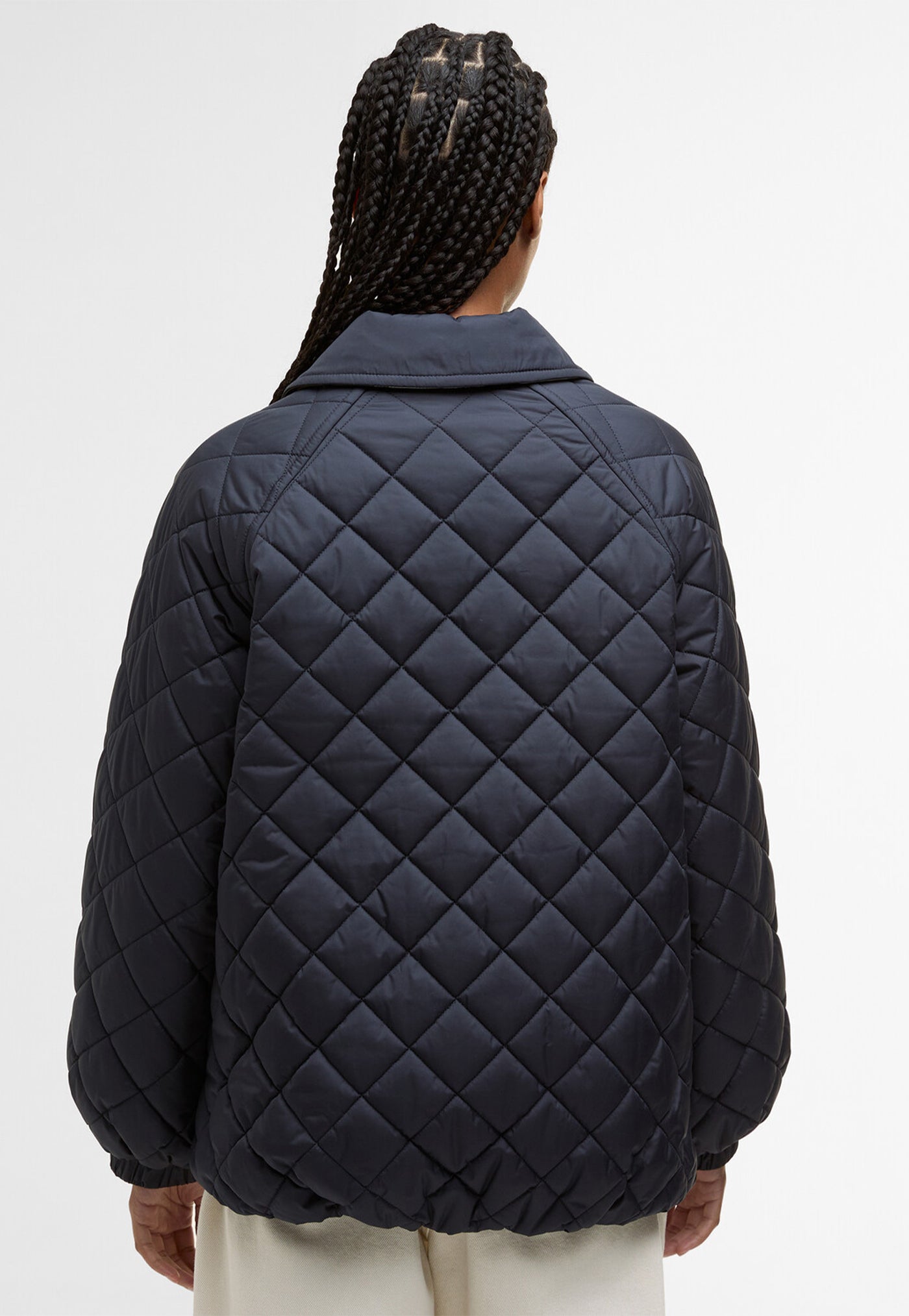 Laoise Quilted Jacket - Dark Navy/Ancient Poplar