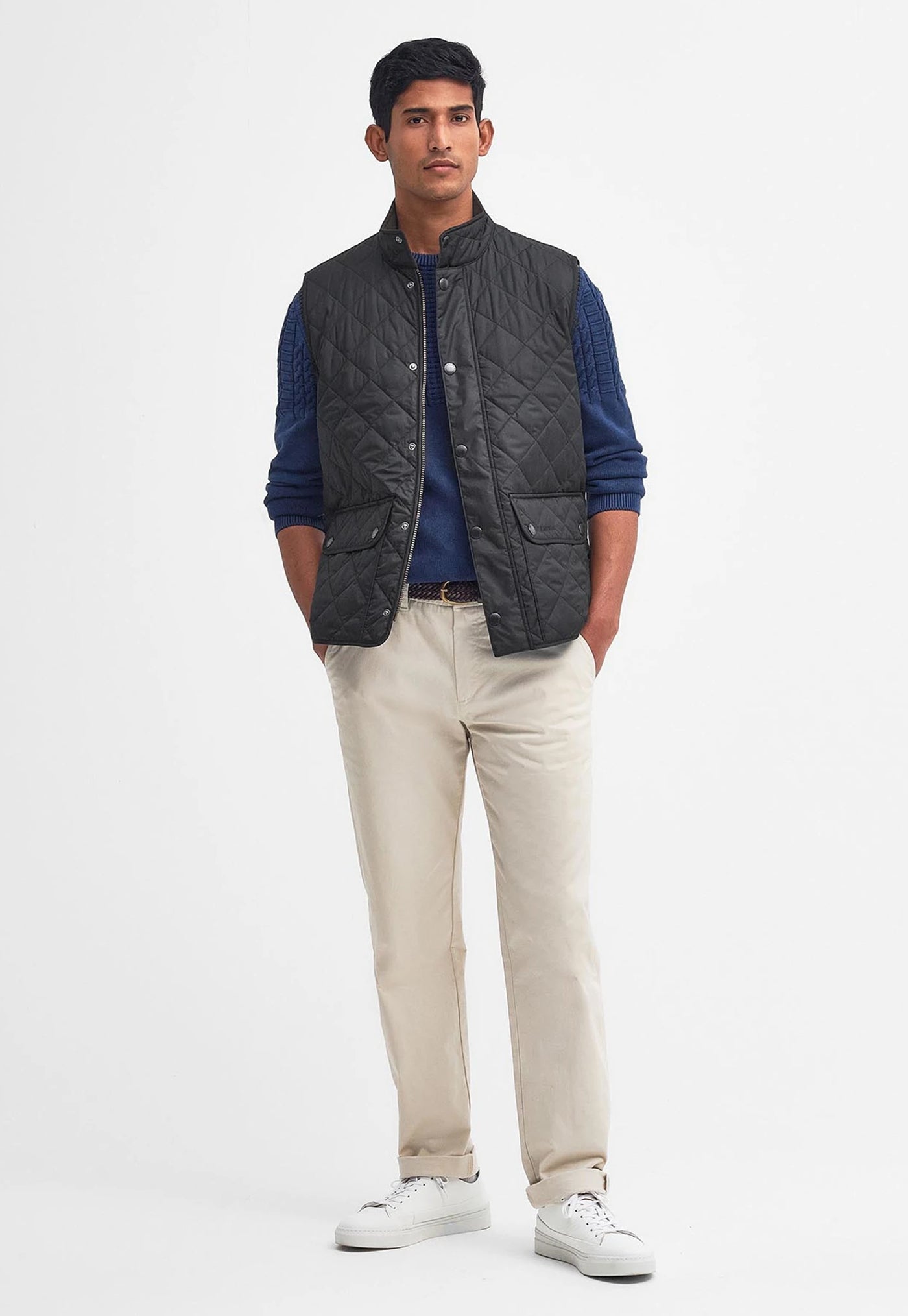 Lowerdale Quilted Gilet - Black