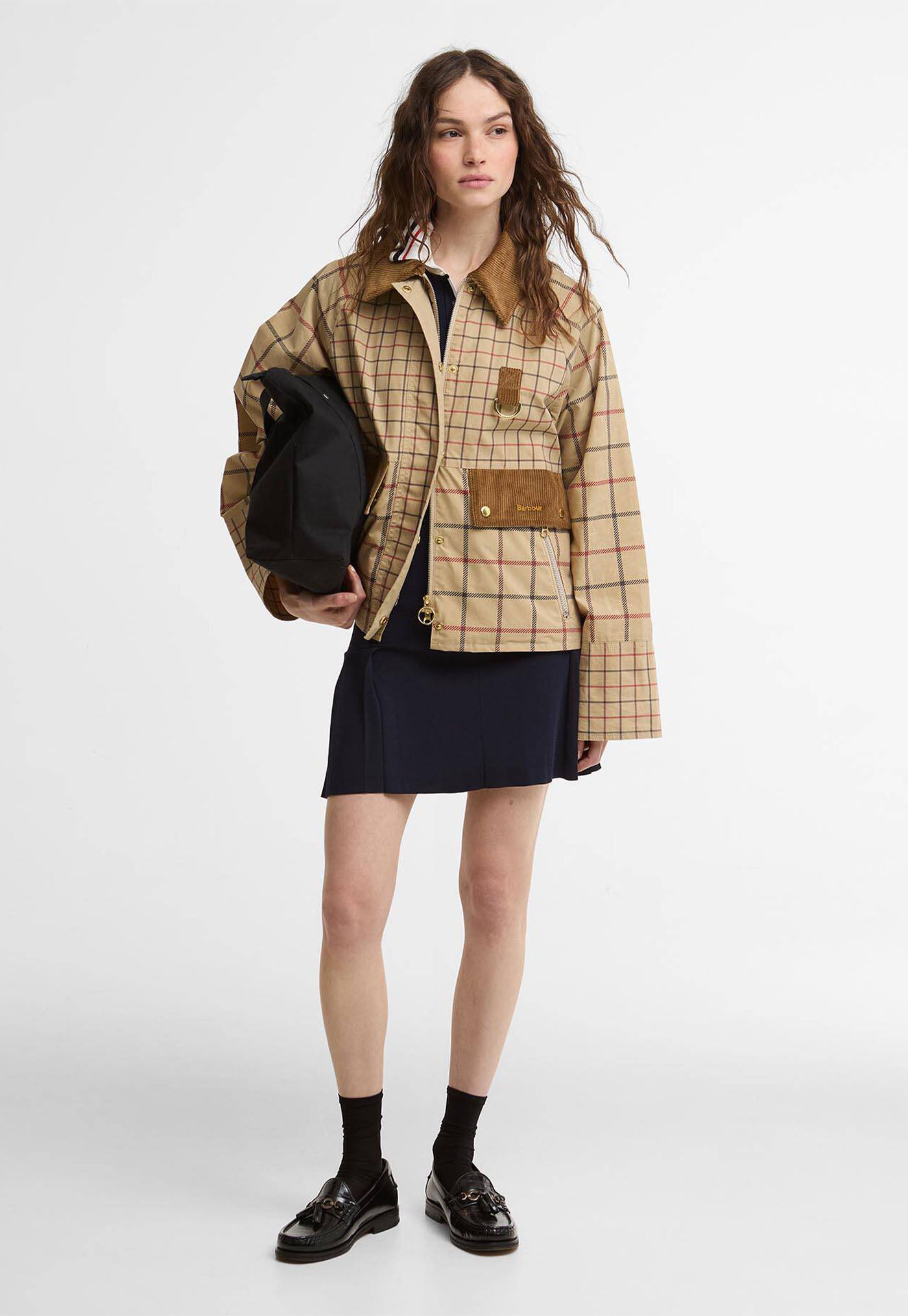 Mackworth Check Casual Jacket - Beige Tattersall