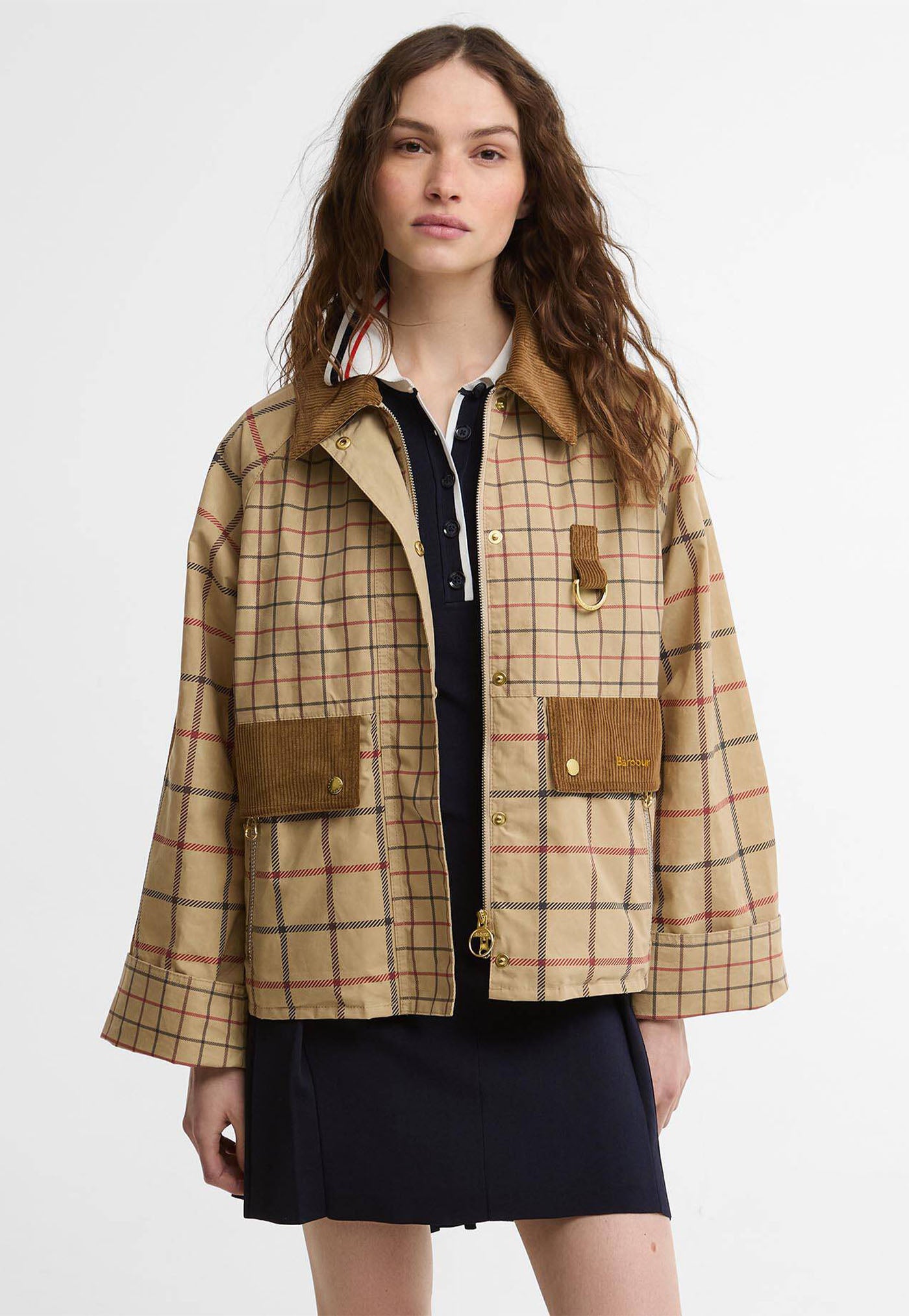 Mackworth Check Casual Jacket - Beige Tattersall