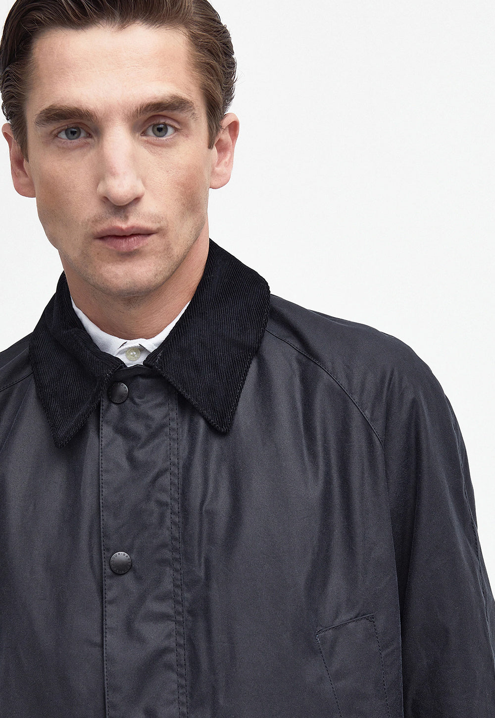Ashby Wax Jacket - Navy